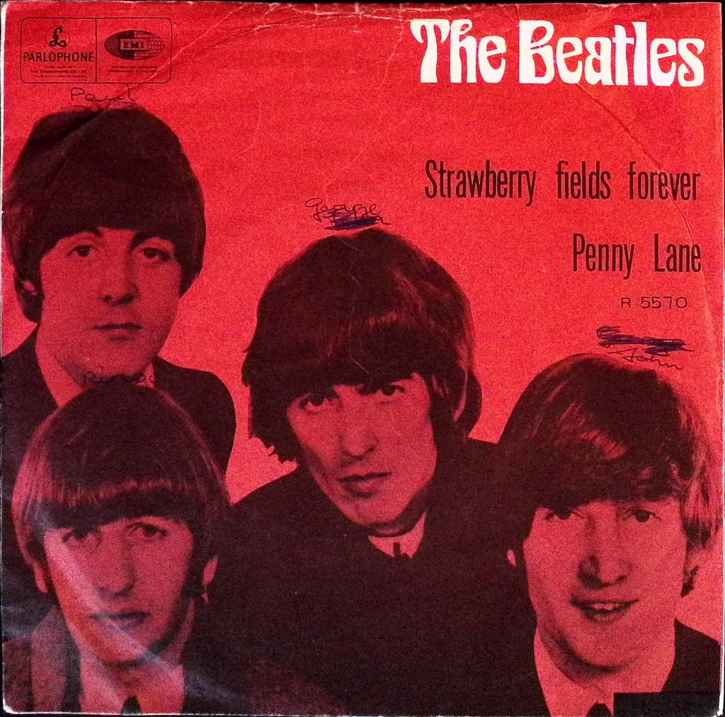 The Beatles - Strawberry Fields Forever / Penny Lane (Norway)