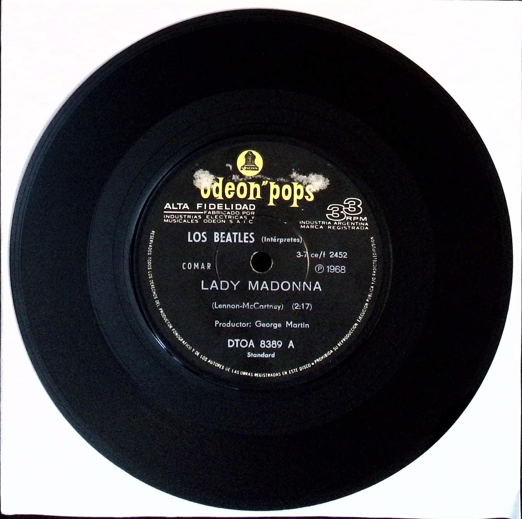 The Beatles  - Lady Madonna / The Inner Light (Argentina)