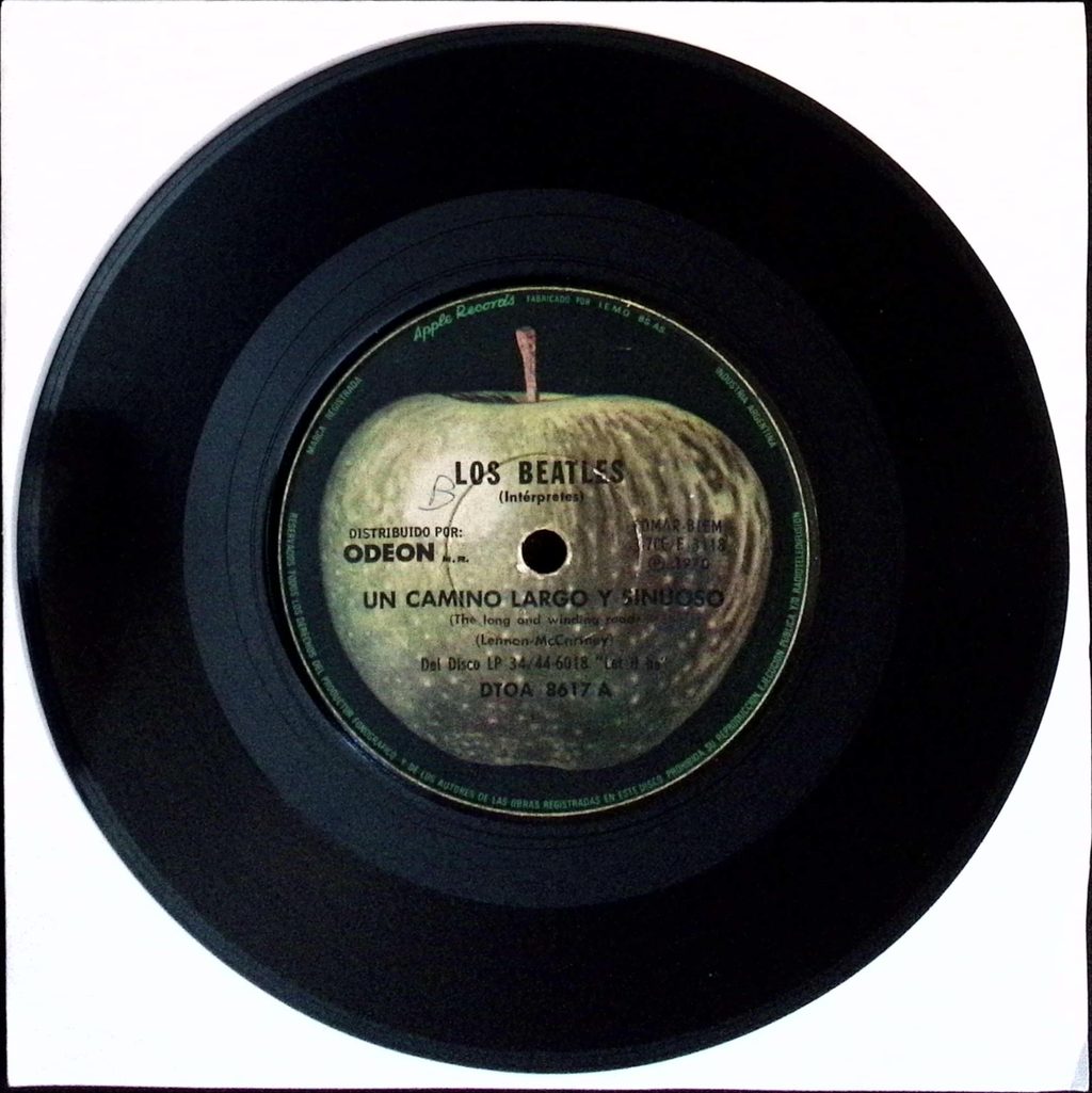 The Beatles  - Long And Winding Road / For you Blue  (Argentina)