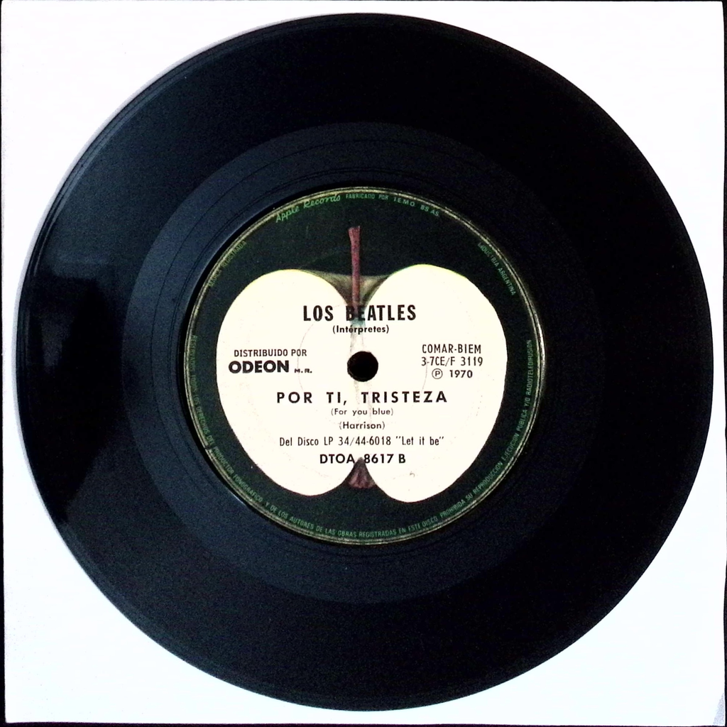 The Beatles  - Long And Winding Road / For you Blue  (Argentina)