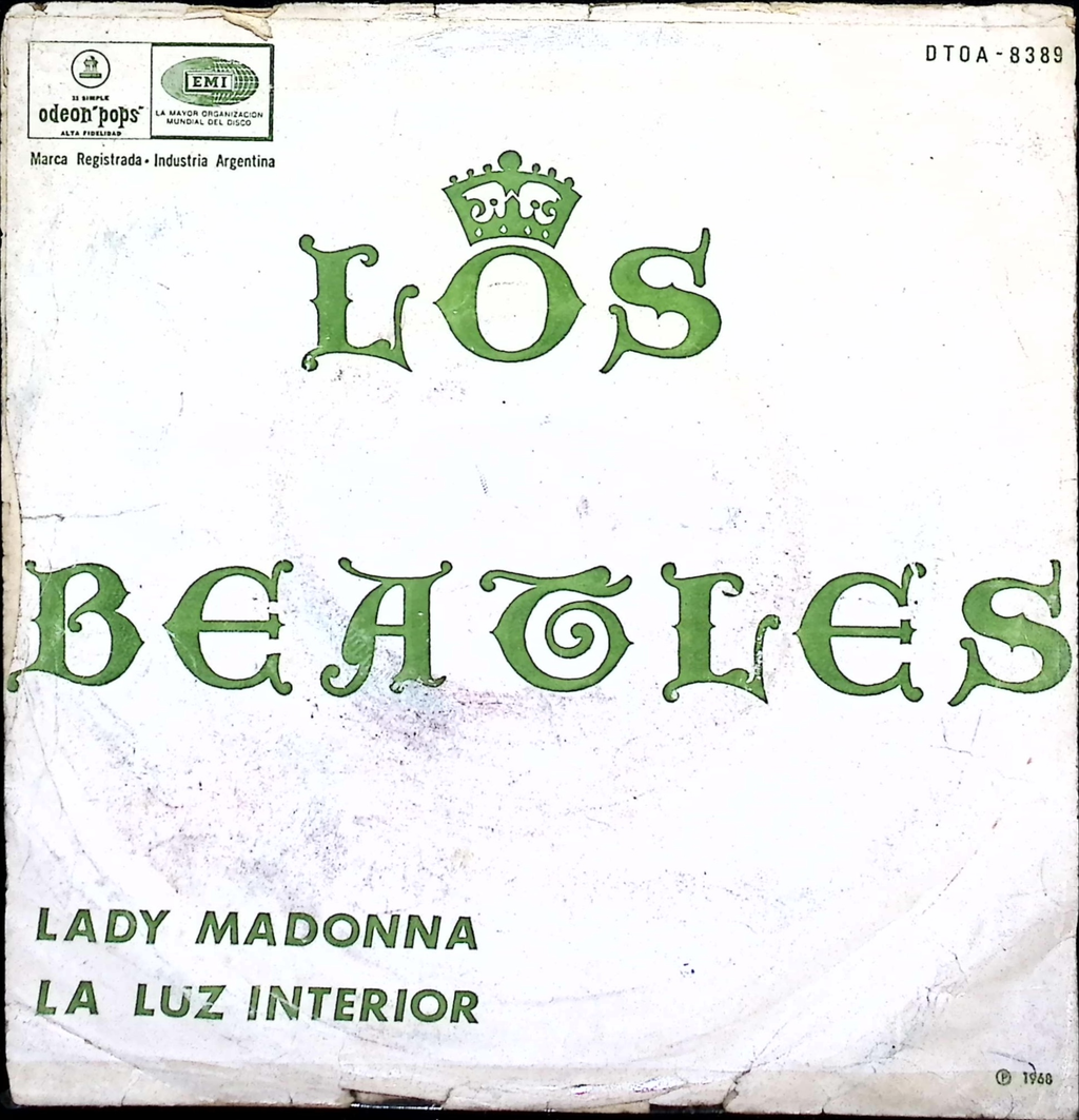 The Beatles  - Lady Madonna / the Inner Light (Argentina)
