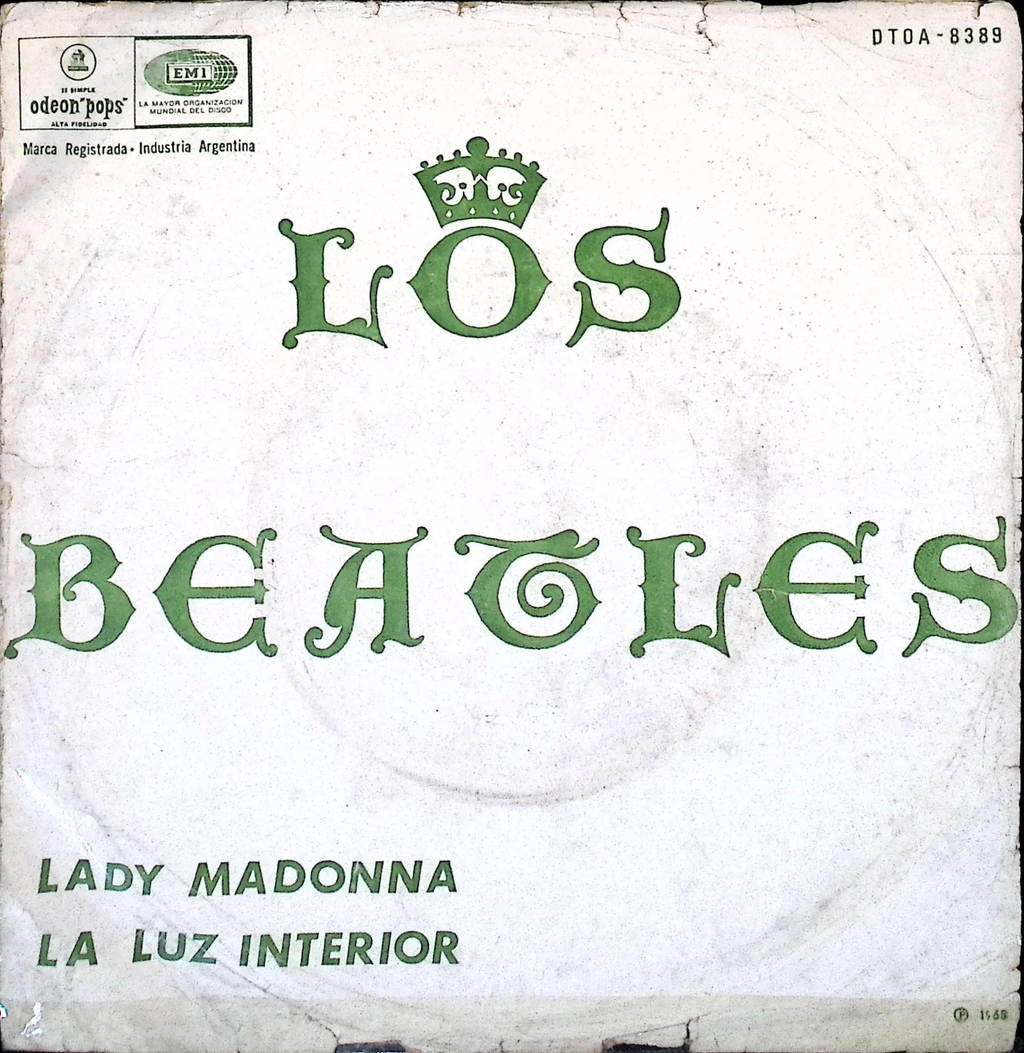 The Beatles  - Lady Madonna / the Inner Light (Argentina)