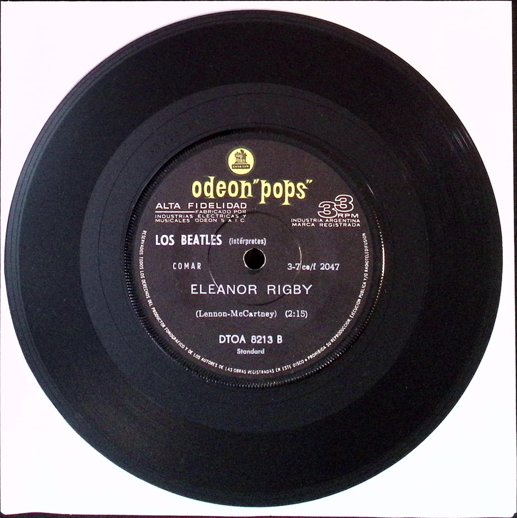 The Beatles - Yellow Submarine / Eleanor Rigby (Argentina)