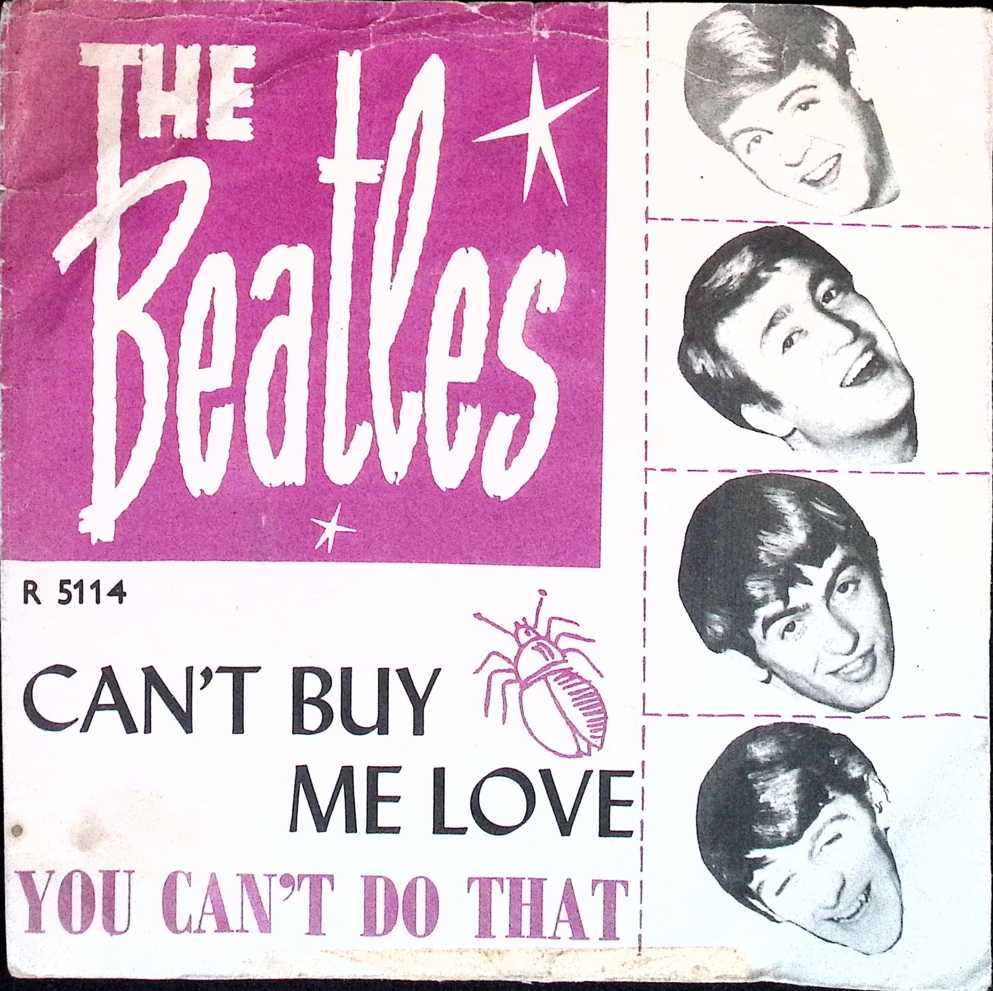 The Beatles - Can't Buy Me Love / You Can't Do That (Norway)