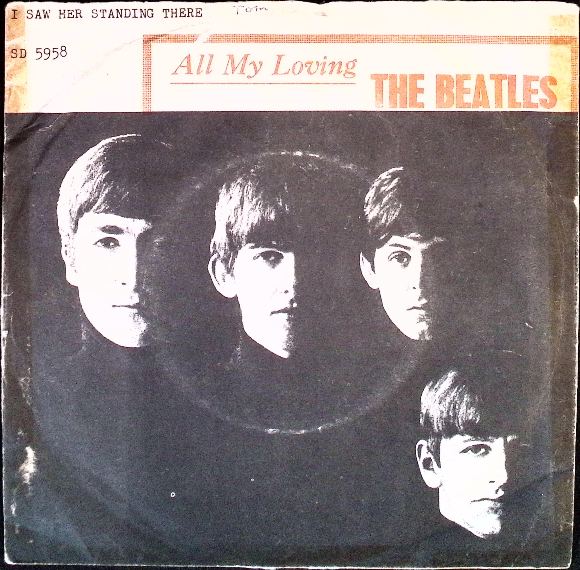 The Beatles - All My Loving / I Saw Here Standing There (Norway)