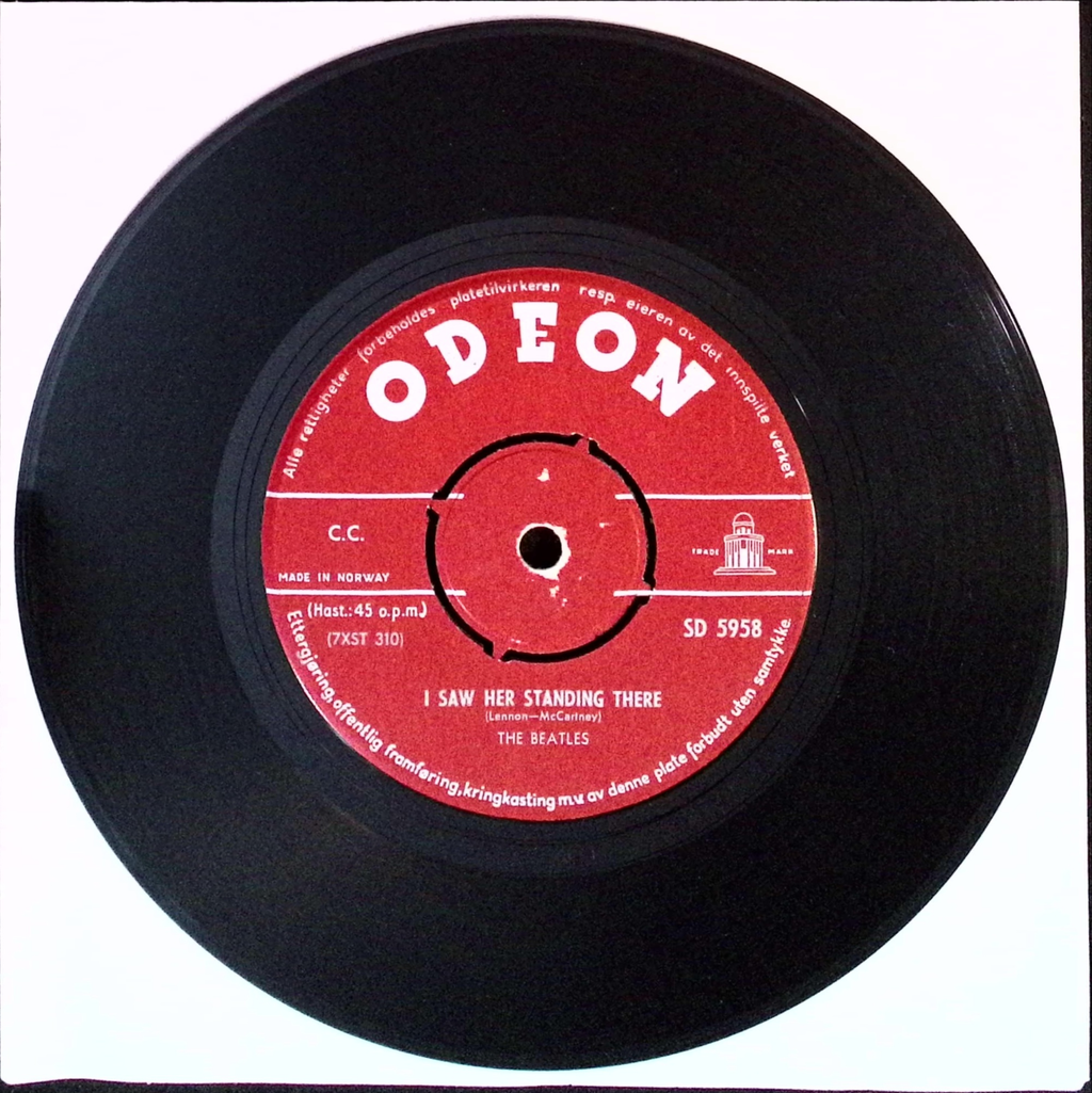 The Beatles - All My Loving / I Saw Here Standing There (Norway)