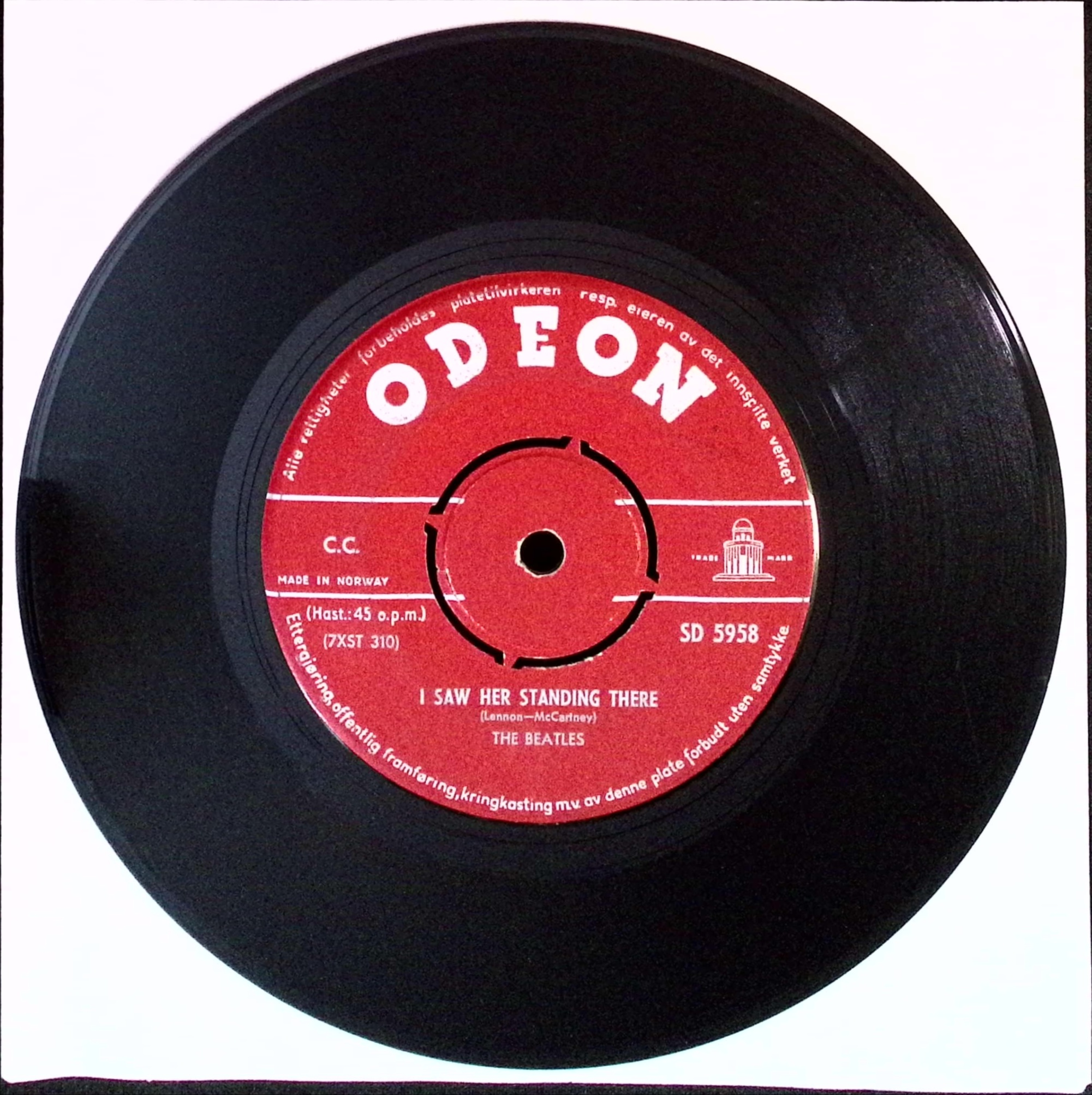 The Beatles - All My Loving / I Saw Here Standing There (Norway)