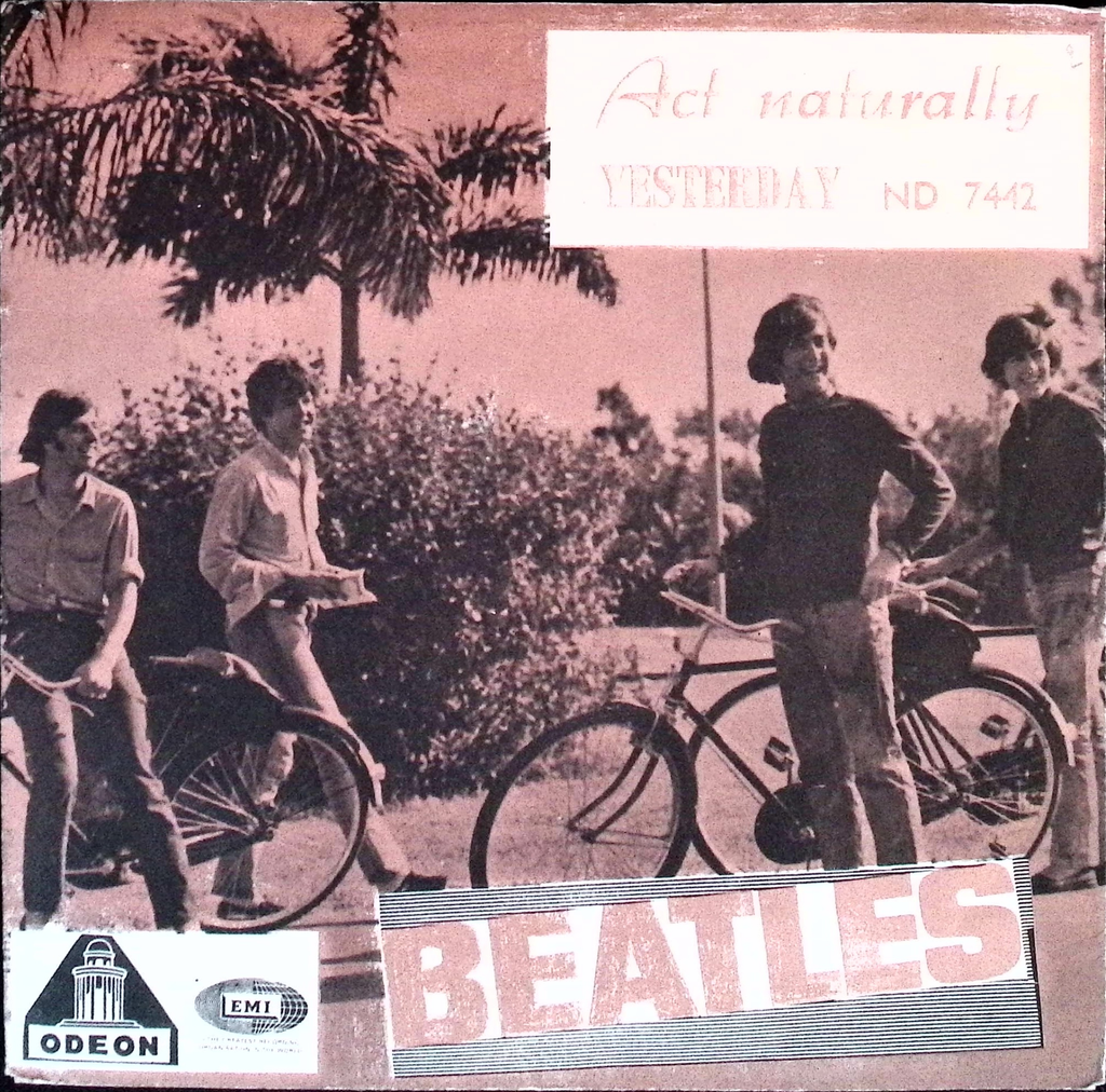 The Beatles - Act naturally / Yesterday (Norway)