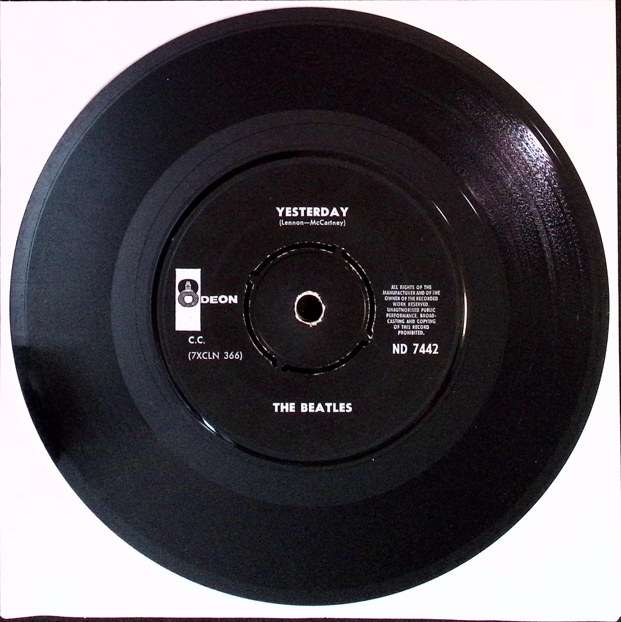 The Beatles - Act naturally / Yesterday (Norway)