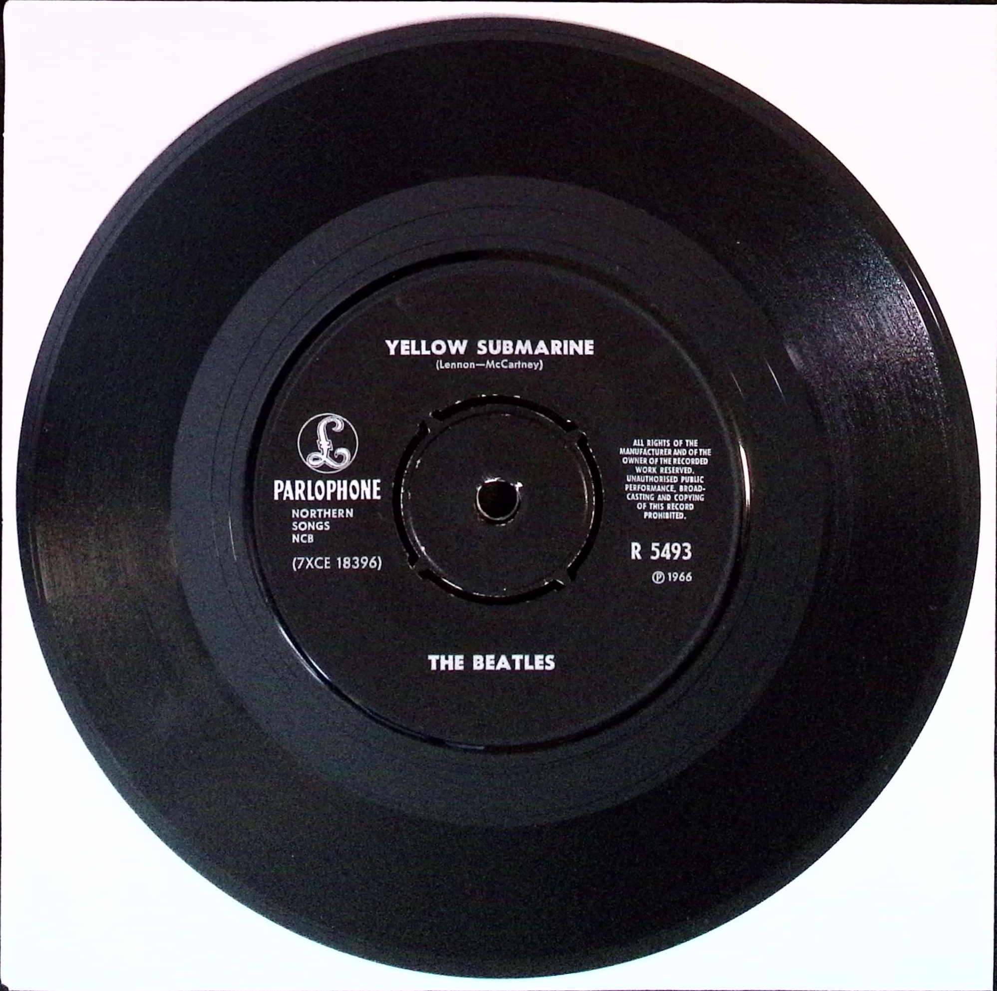 The Beatles - Yellow Submarine / Eleanor Rigby (Norway)