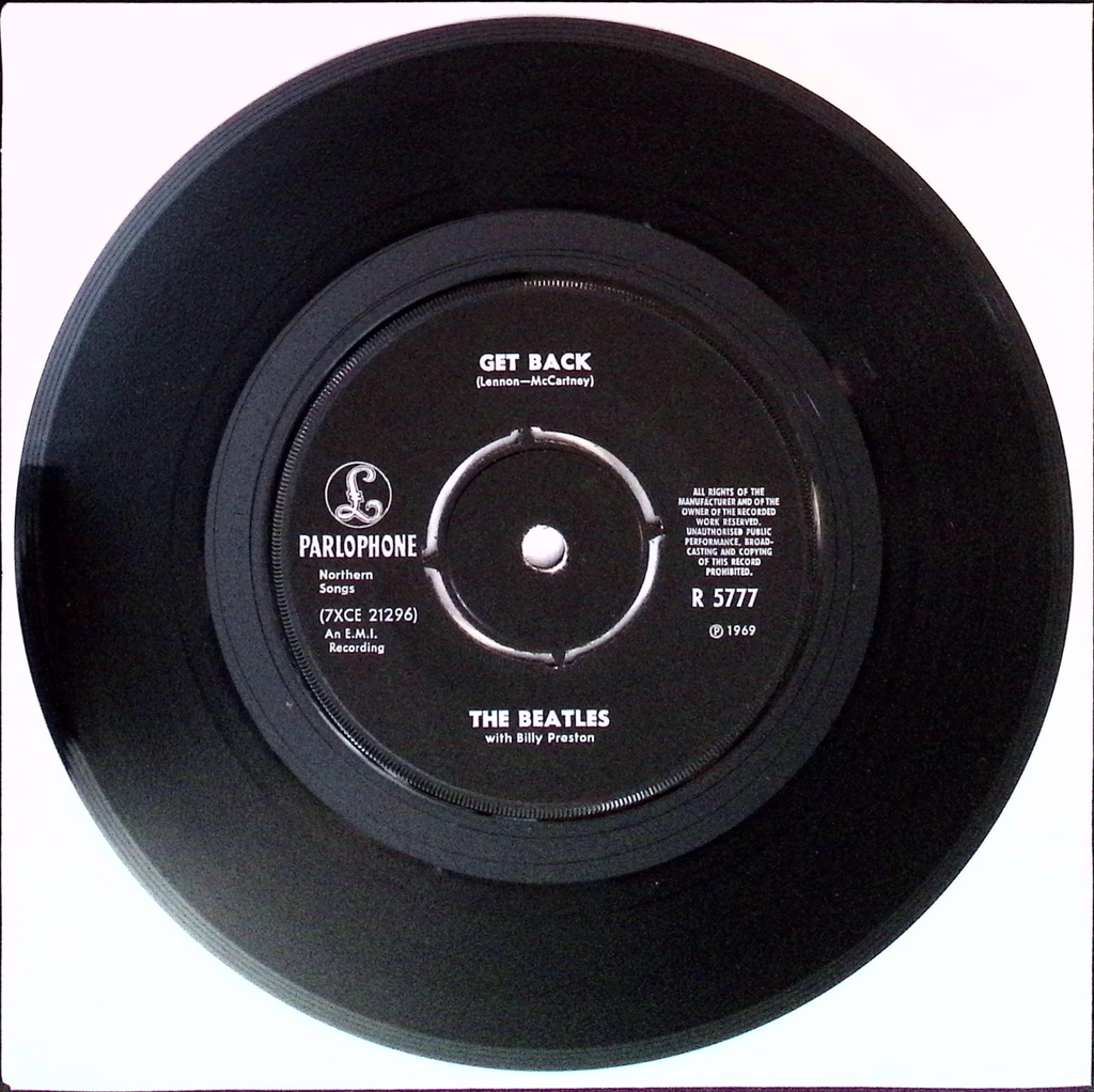 The Beatles - Get Back / Don't Let Me Down (Norway)