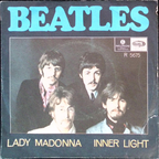 The Beatles - Lady madonna / the Inner Light (Norway)
