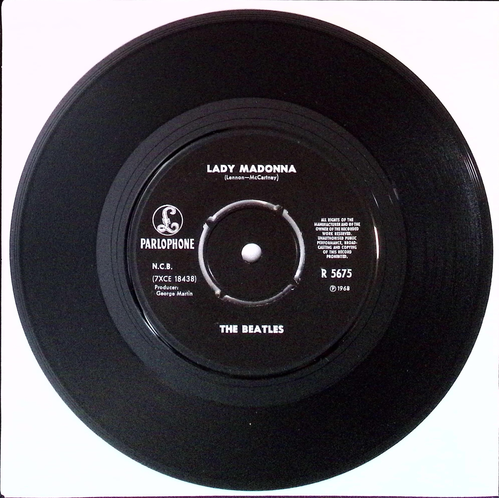The Beatles - Lady madonna / the Inner Light (Norway)