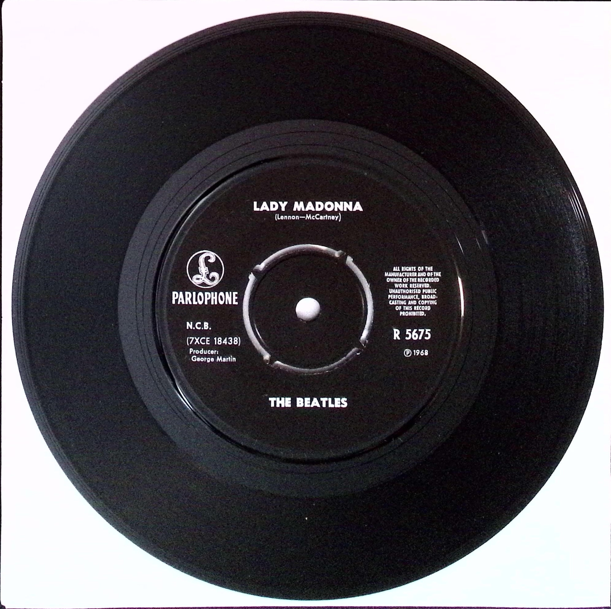 The Beatles - Lady madonna / the Inner Light (Norway)