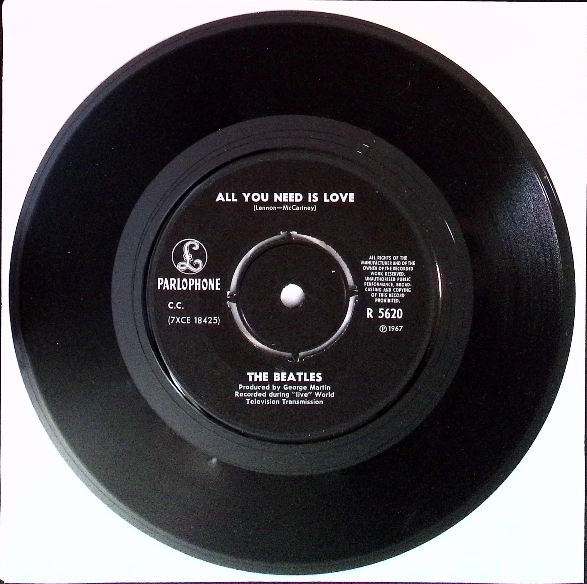 The Beatles - All You Need Is Love / Baby You're A Rich Man (Norway)