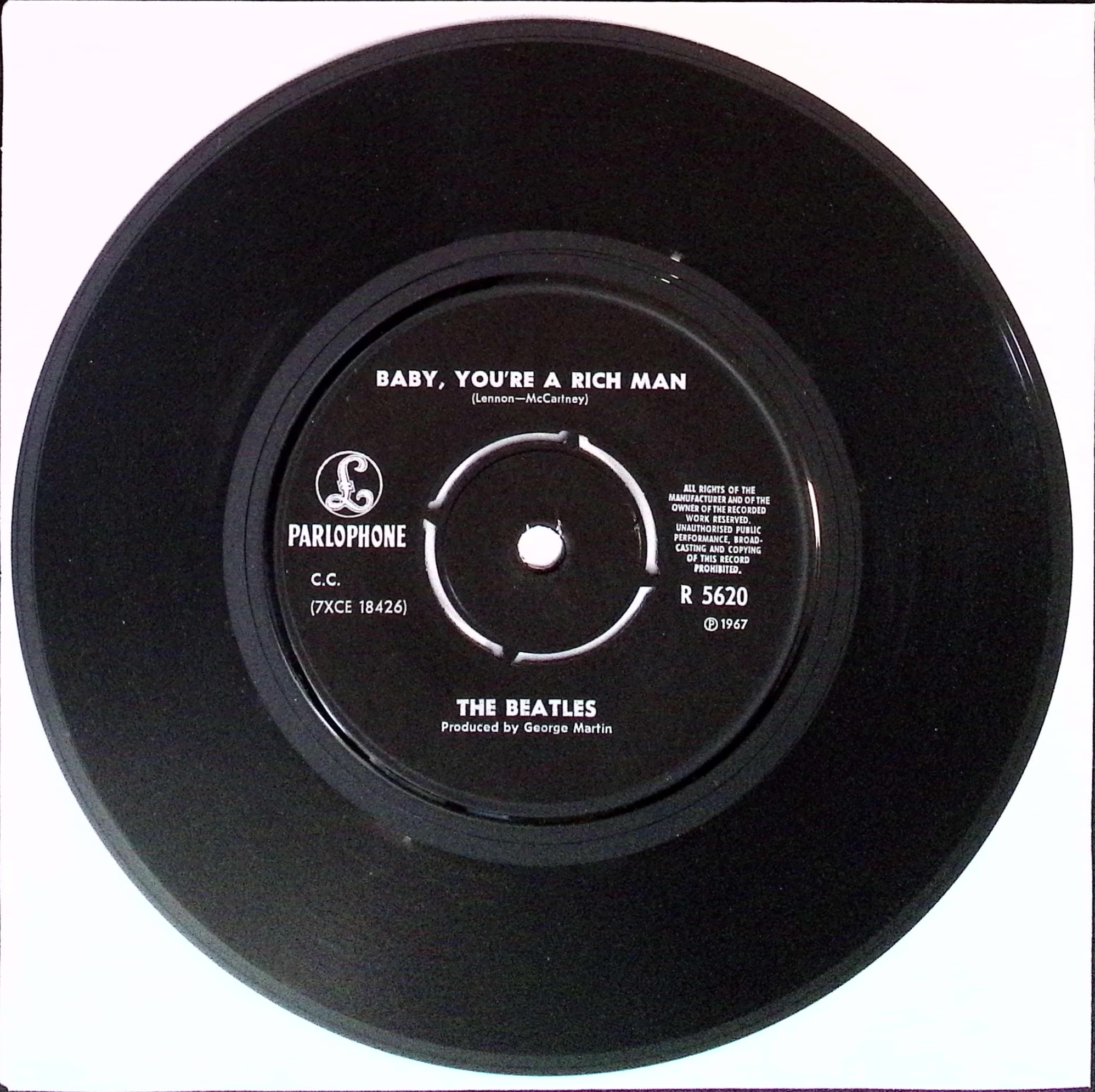 The Beatles - All You Need Is Love / Baby You're A Rich Man (Norway)