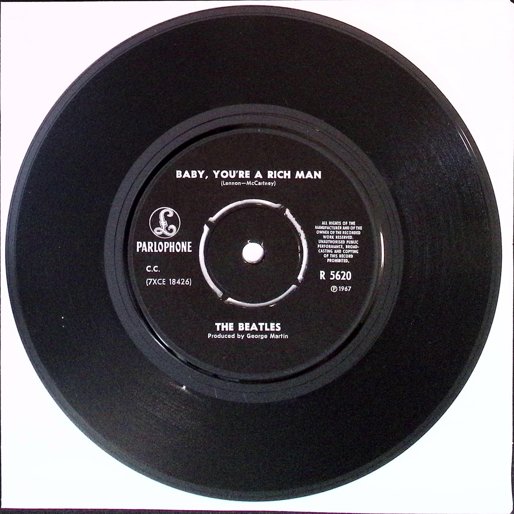 The Beatles - All You Need Is Love / Baby You're A Rich Man (Norway)