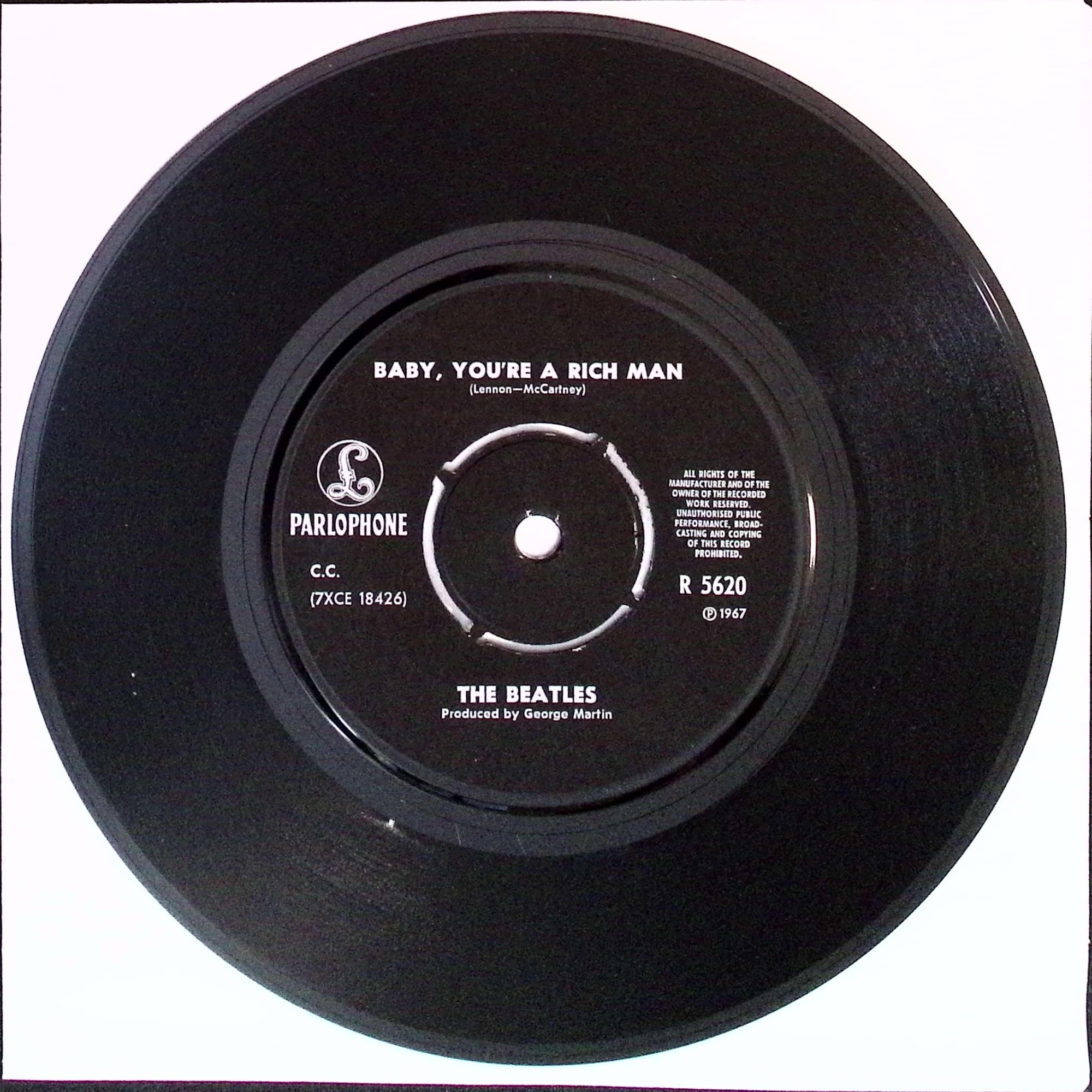 The Beatles - All You Need Is Love / Baby You're A Rich Man (Norway)