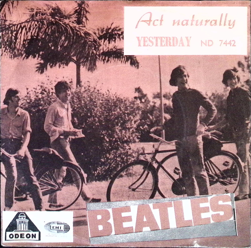 The Beatles - Act naturally / Yesterday (Norway)