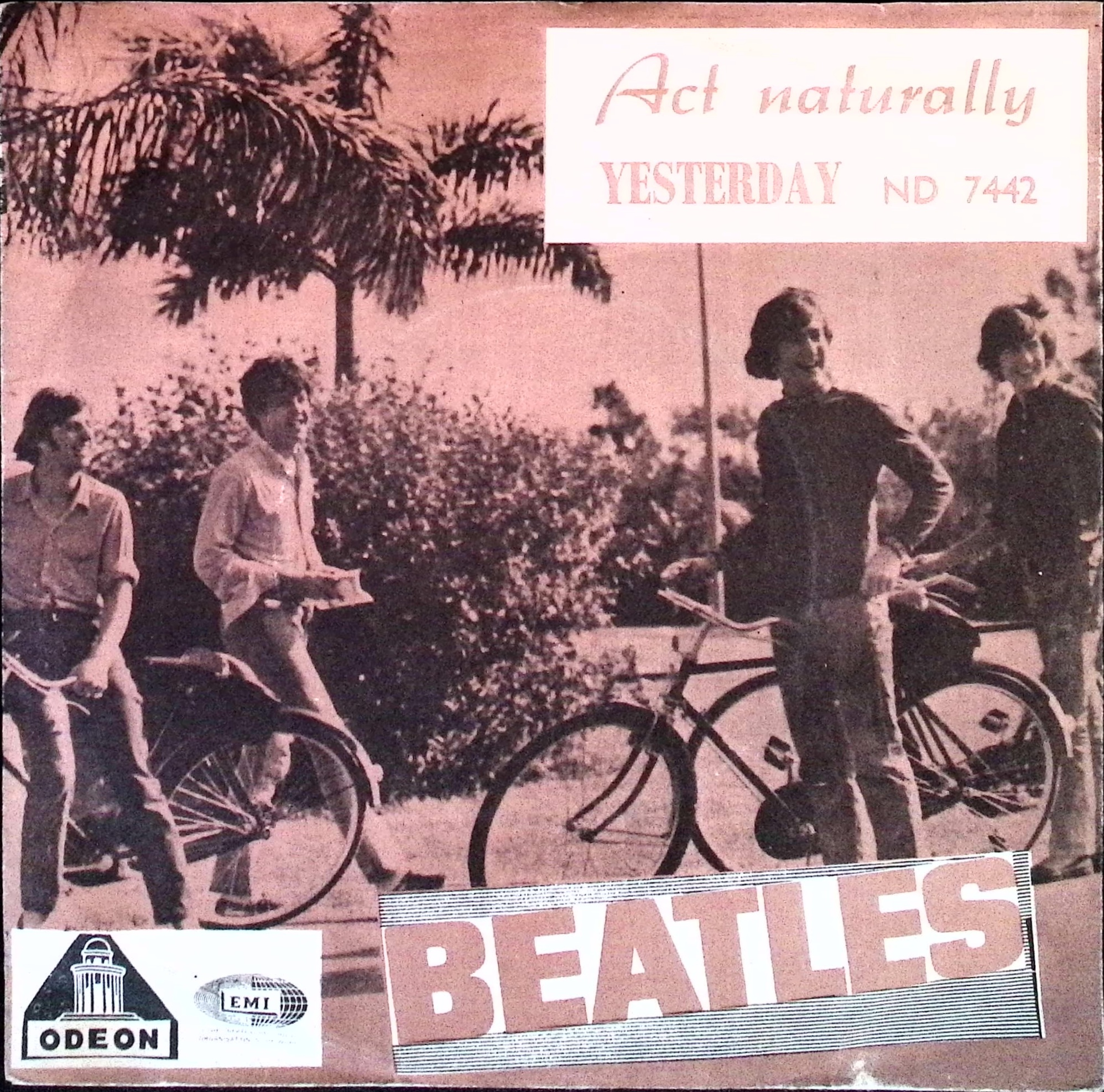 The Beatles - Act naturally / Yesterday (Norway)