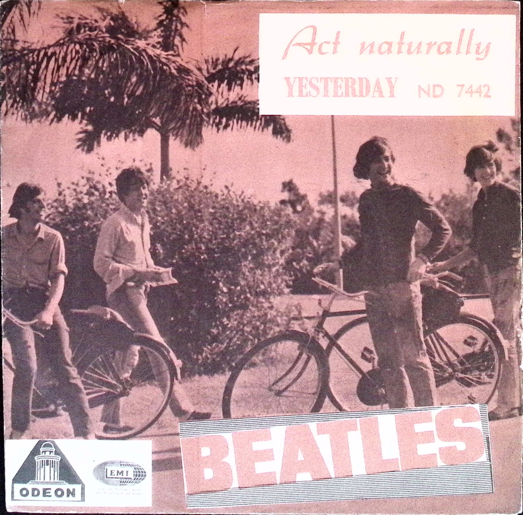 The Beatles - Act naturally / Yesterday (Norway)