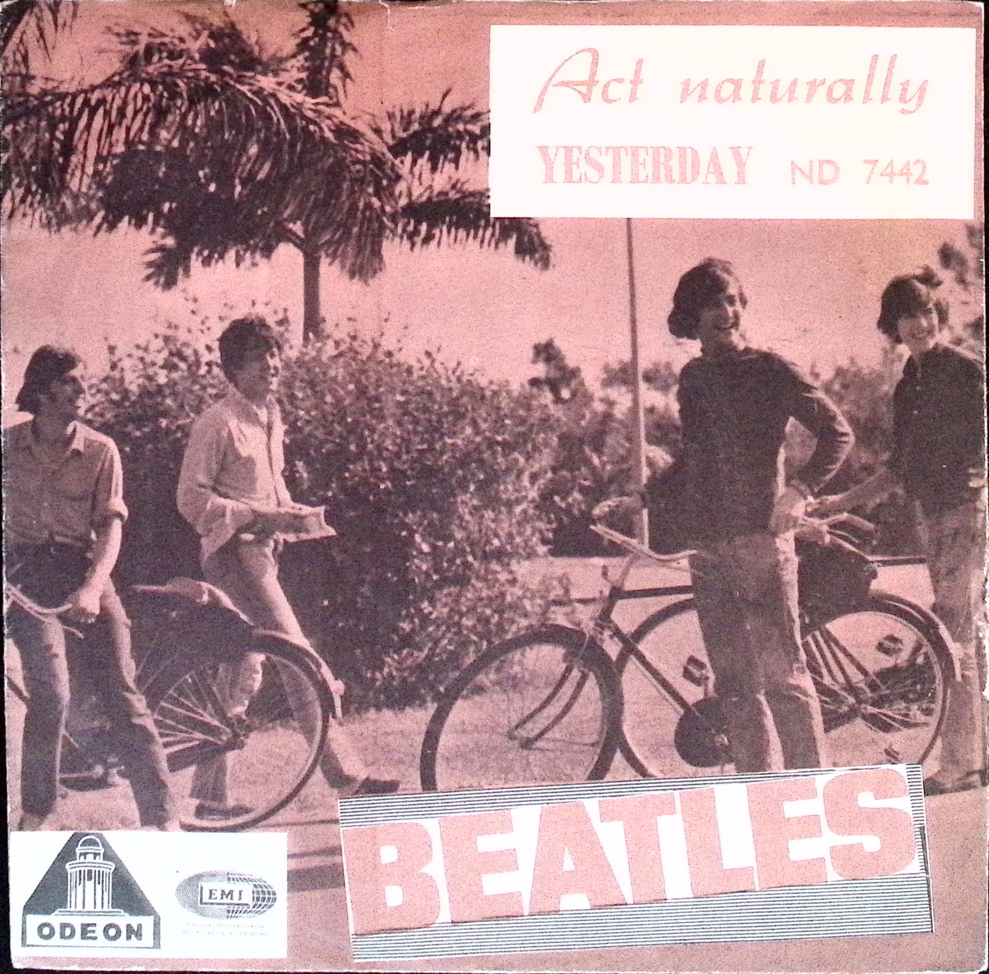 The Beatles - Act naturally / Yesterday (Norway)