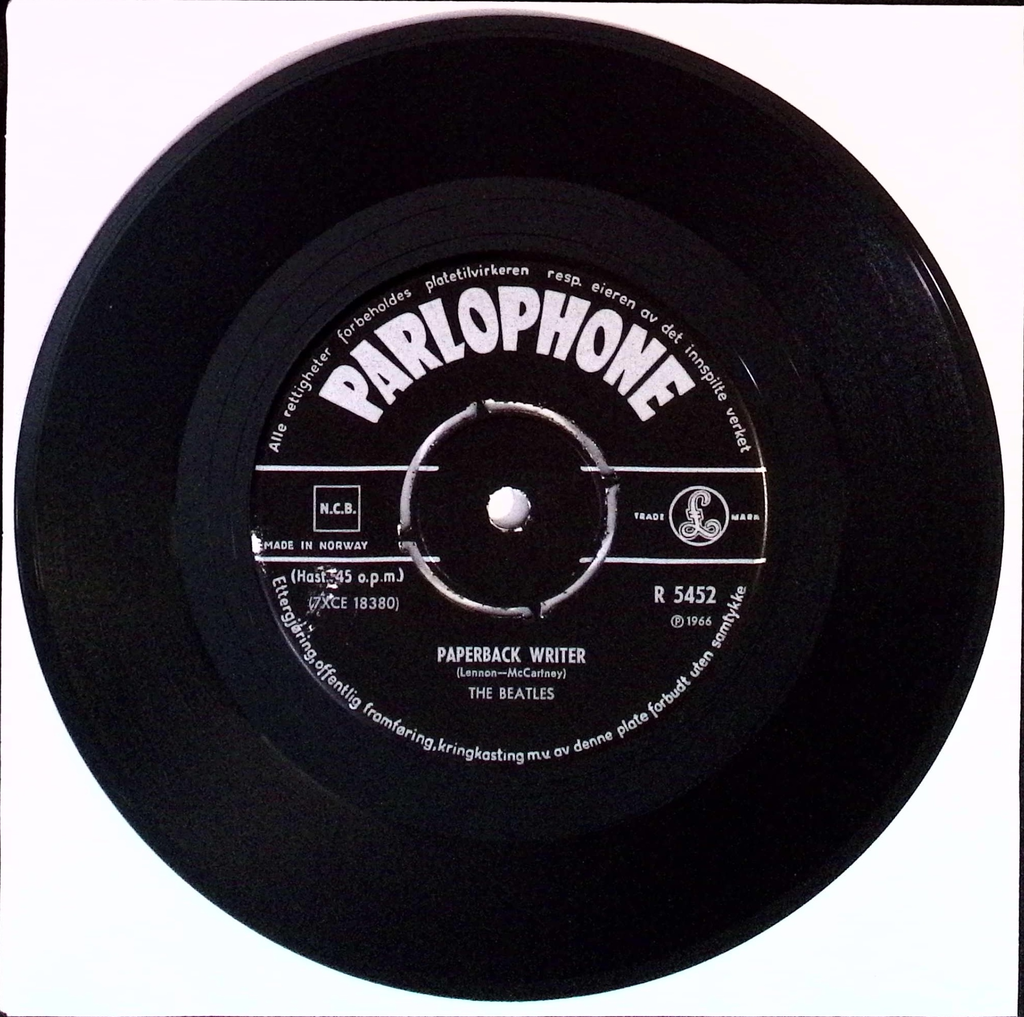 The Beatles - Paperback Writer / Rain (Norway)