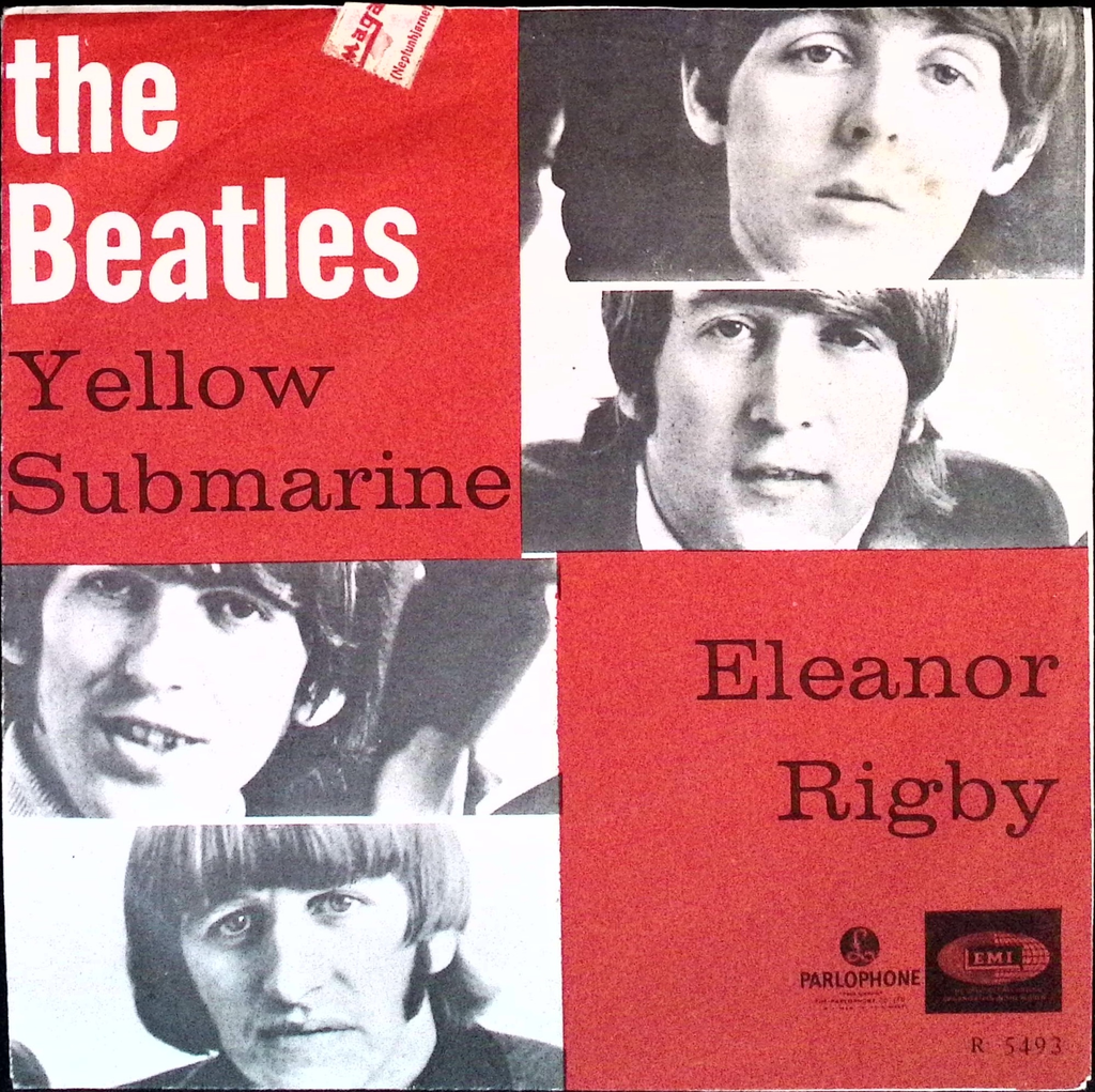 The Beatles - Yellow Submarine / Eleanor Rigby (Norway)