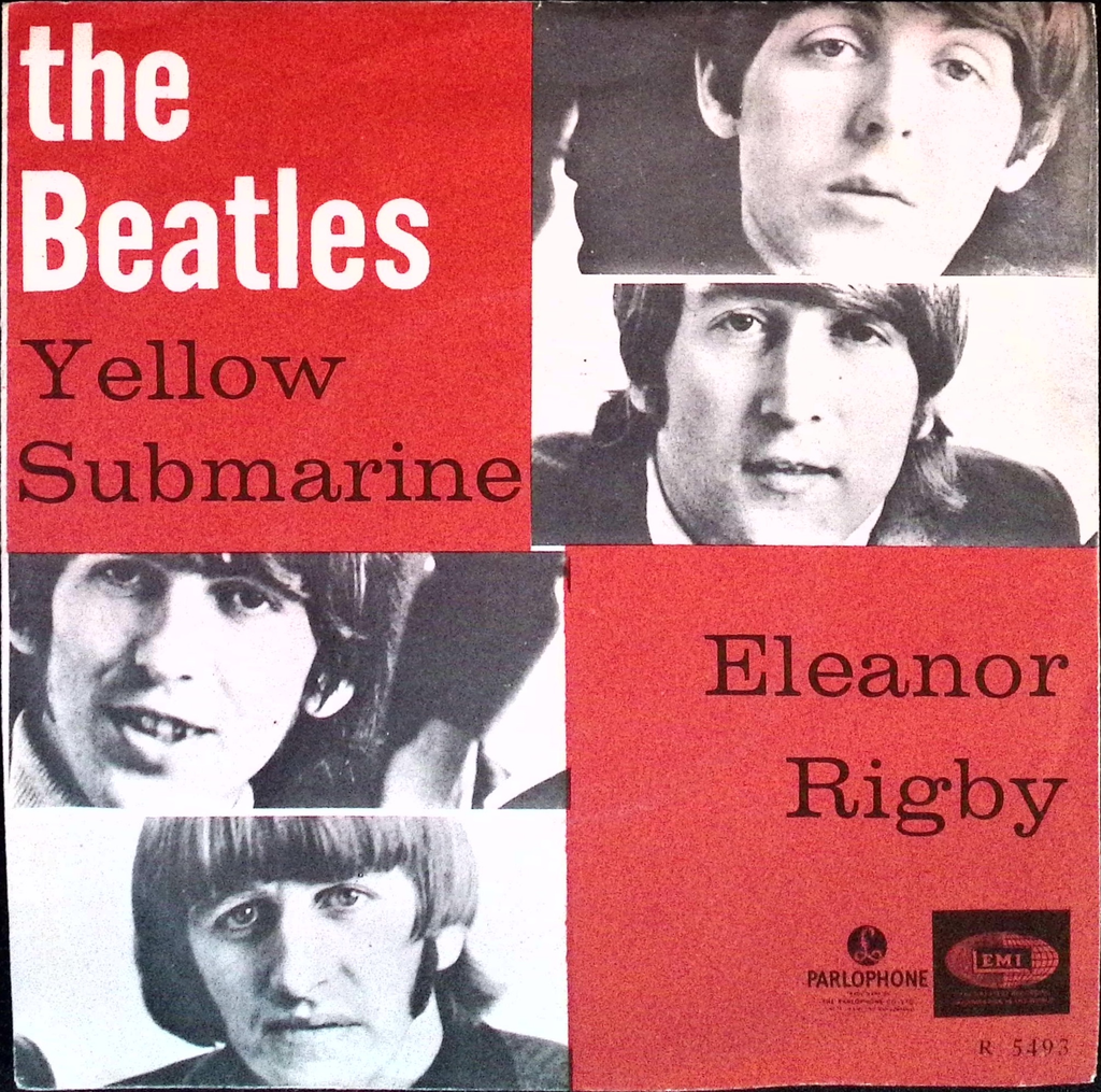 The Beatles - Yellow Submarine / Eleanor Rigby (Norway)