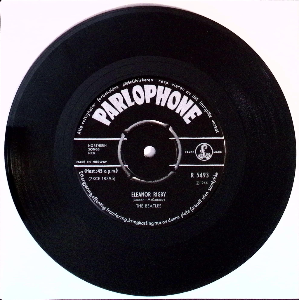 The Beatles - Yellow Submarine / Eleanor Rigby (Norway)