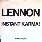 John Lennon - Instant Karma / Who has seen the wind (Norway)