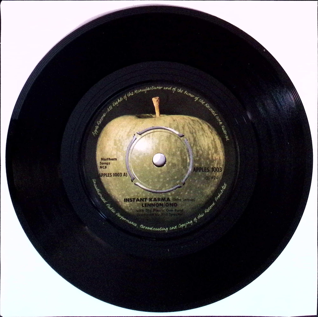 John Lennon - Instant Karma / Who has seen the wind (Norway)