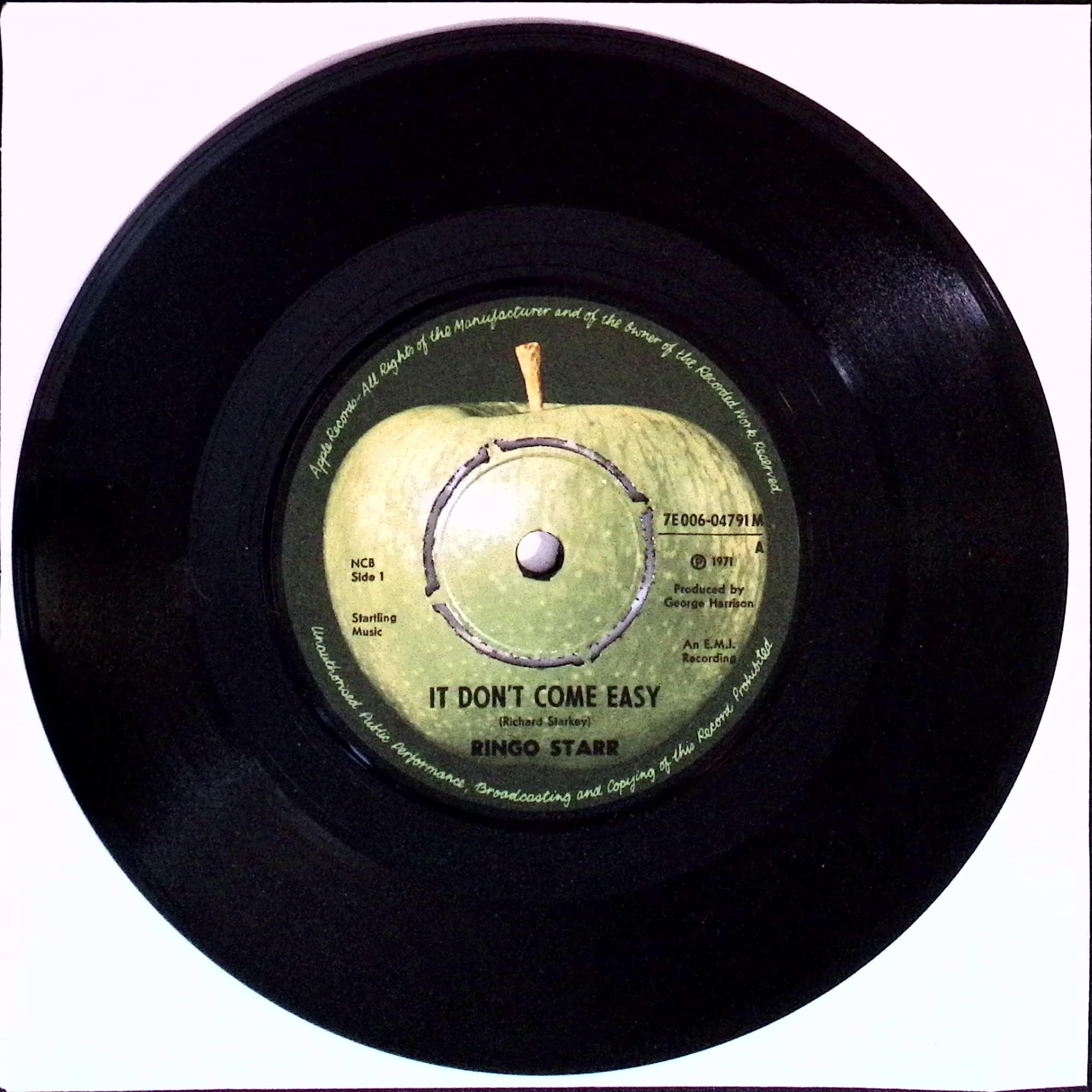 Ringo Starr - It Don't Come Easy / Early 1970 (Norway)