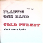 John Lennon  - Cold Turkey / Don't Worry Kyoko (Norway)