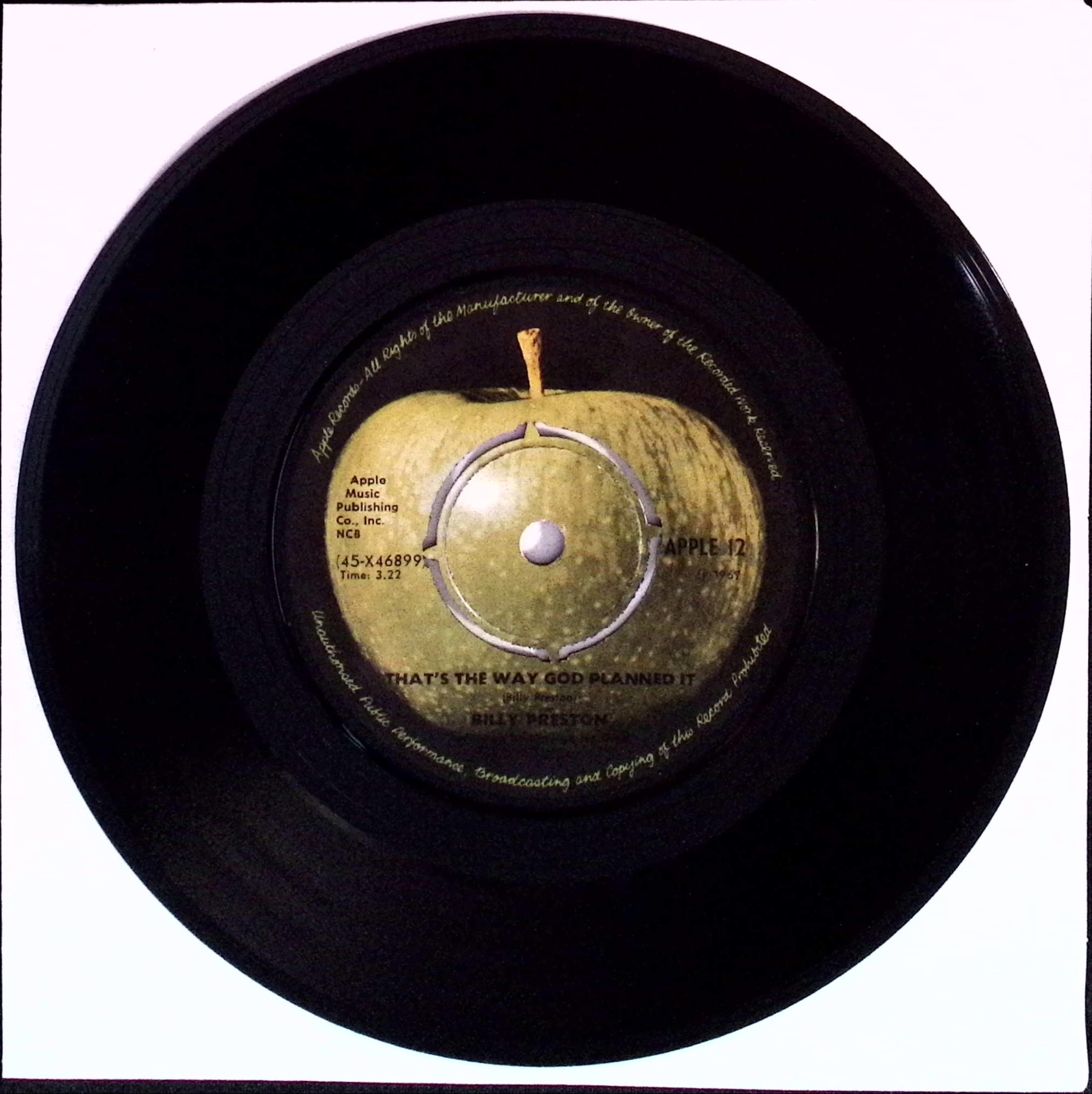 Billy Preston - That's The Way God Planned It / What About You? (Norway)