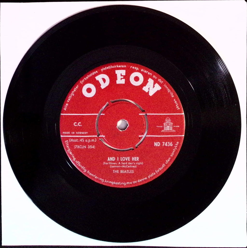 The Beatles - I Should Have Known Better / And I Love Her (Norway)
