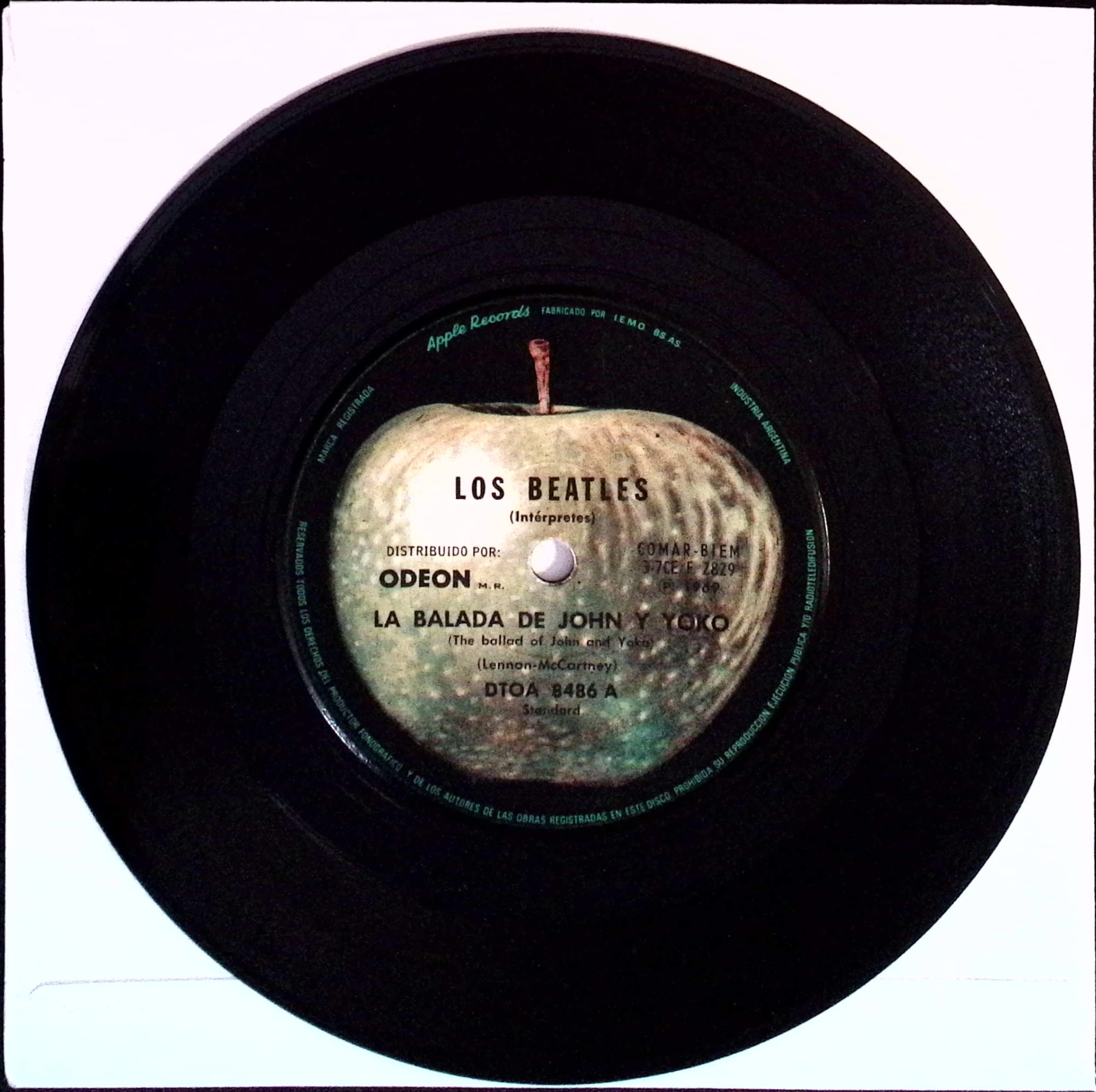 The Beatles - The Ballad Of John and Yoko / Old Brown Shoe (Argentina)
