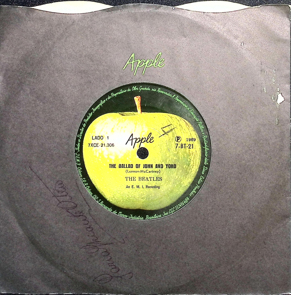 The Beatles - The Ballad Of John and Yoko / Old Brown Shoe (Brazil)