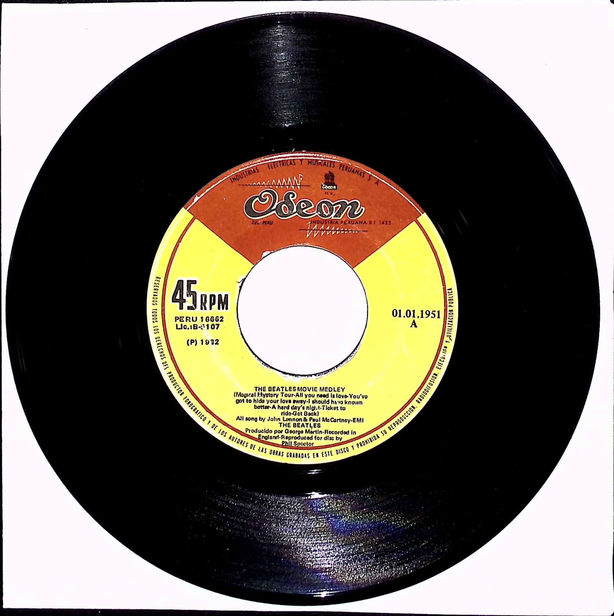 The Beatles - The Beatles Movie Medley  (Peru)