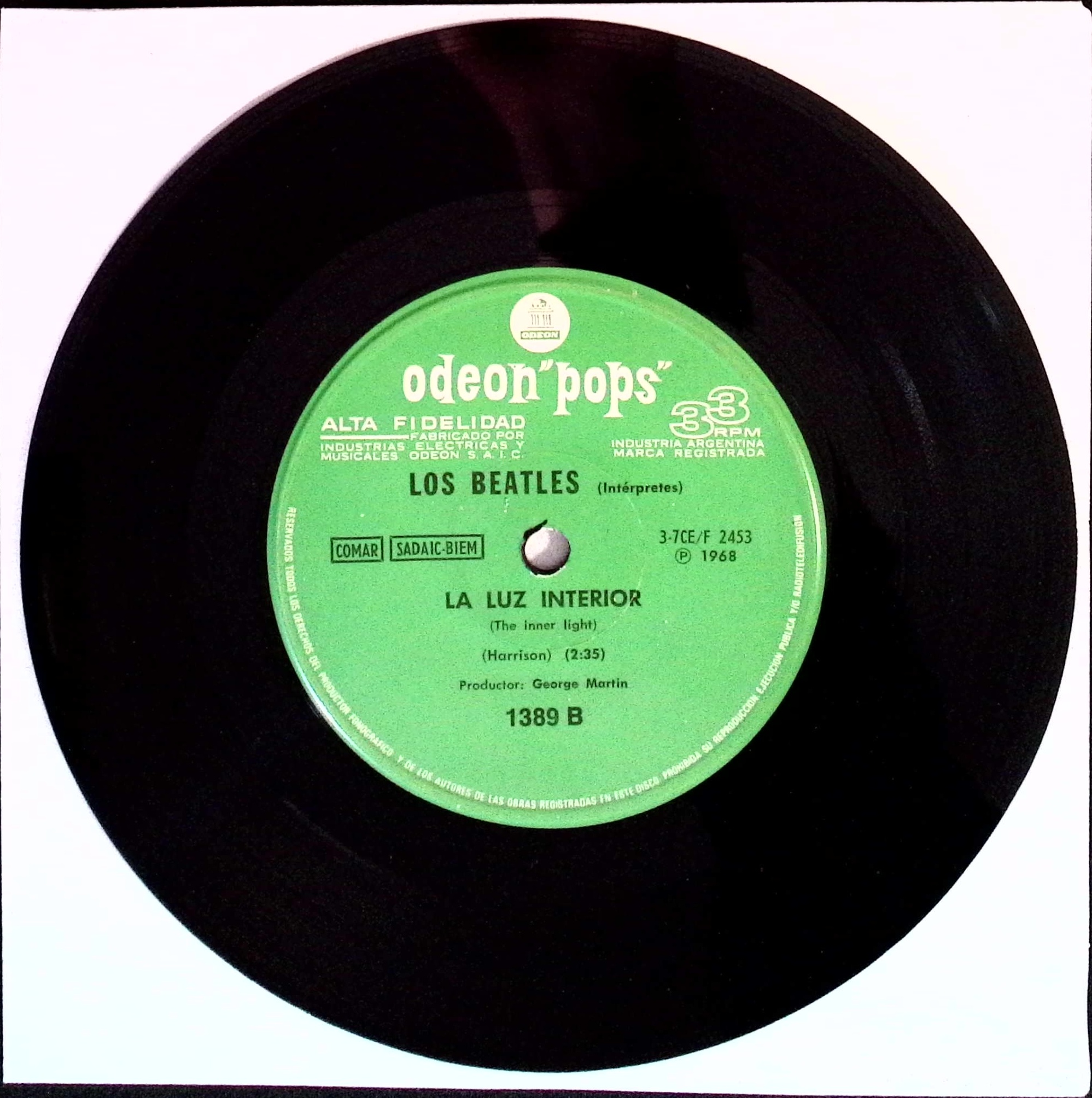 The Beatles - Lady Madonna / The Inner Light (Argentina)