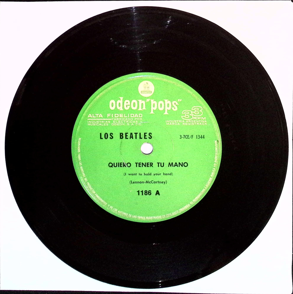 The Beatles - I Want To Hold Your Hand / This Boy (Argentina)