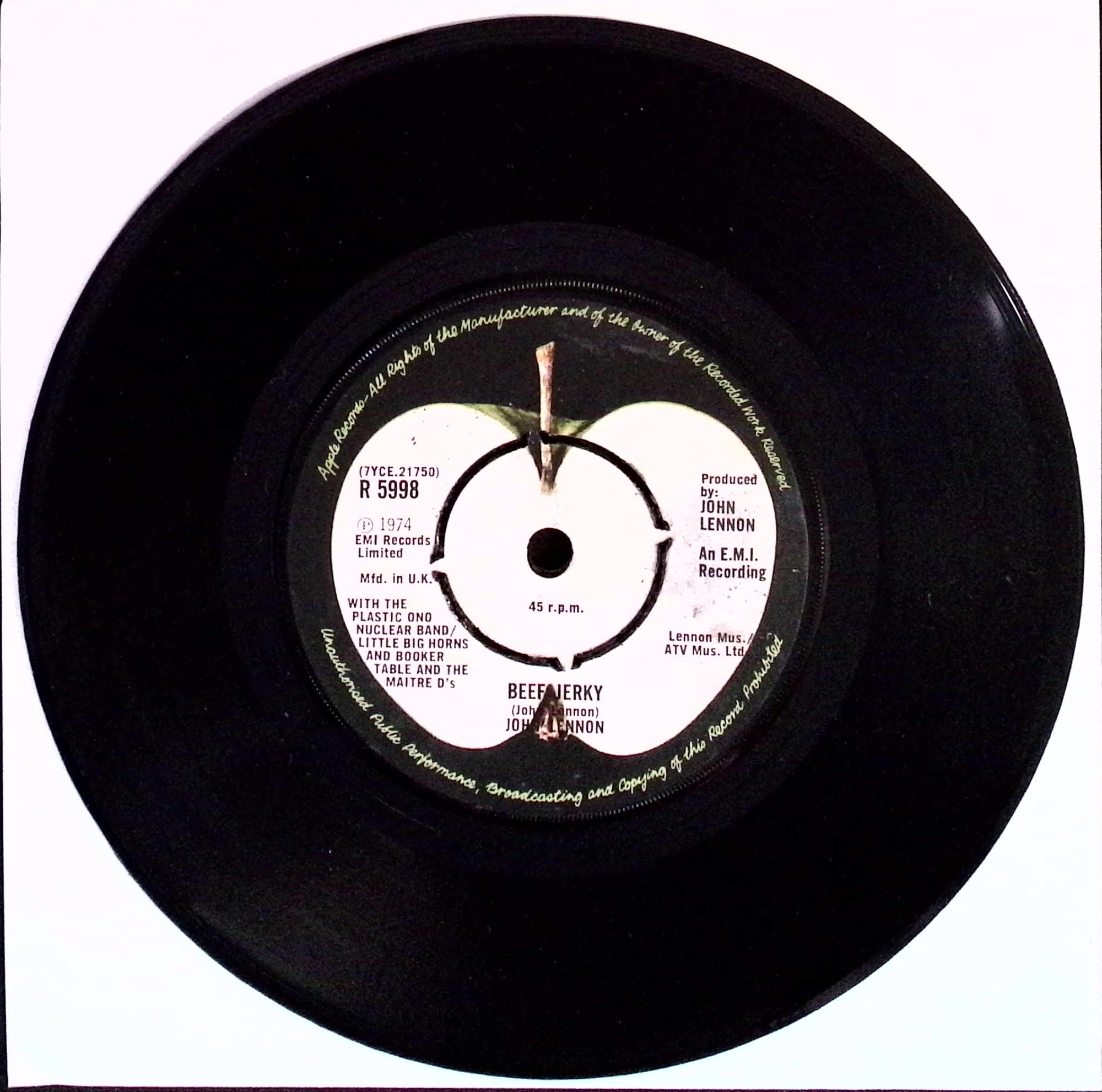 John Lennon - Whatever gets you thru' the night / Beef Jerky (Sweden)