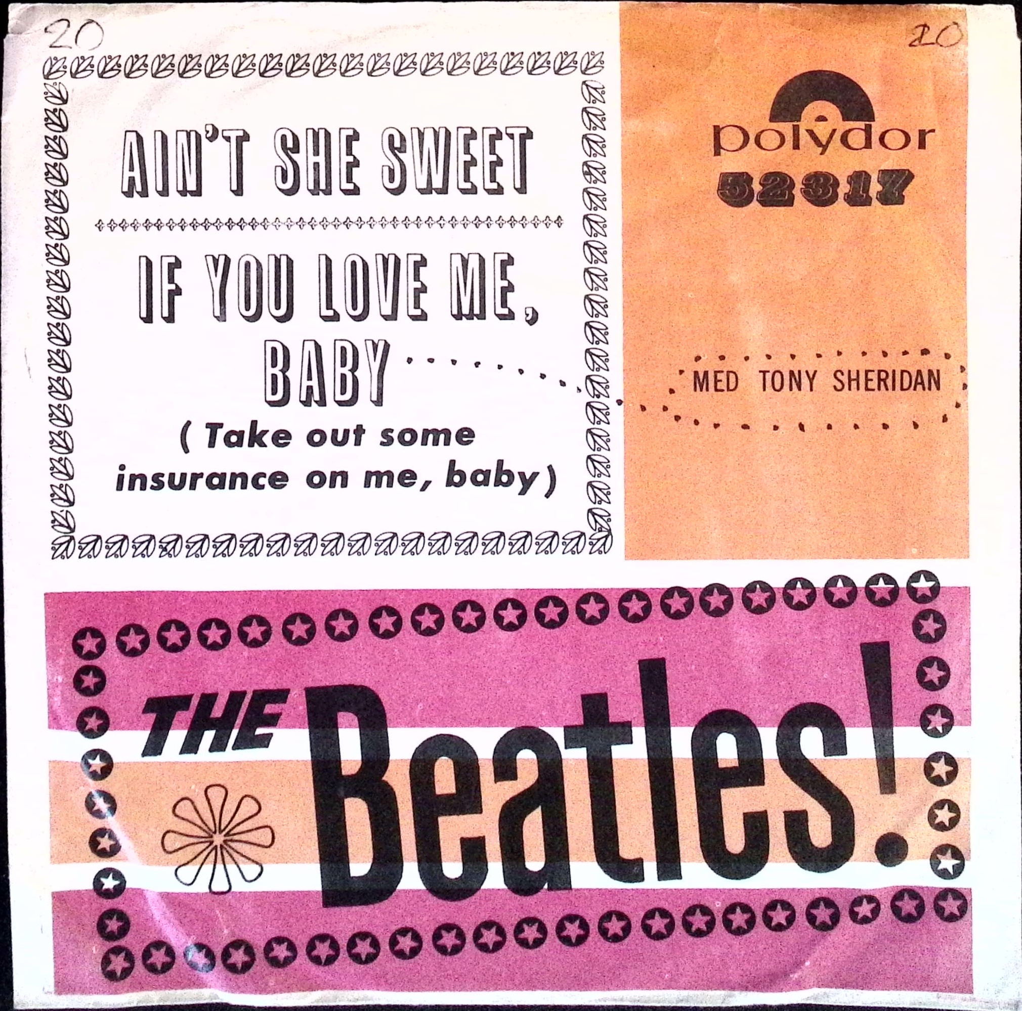 The Beatles - Ain't she sweet / If you love me baby (Sweden)