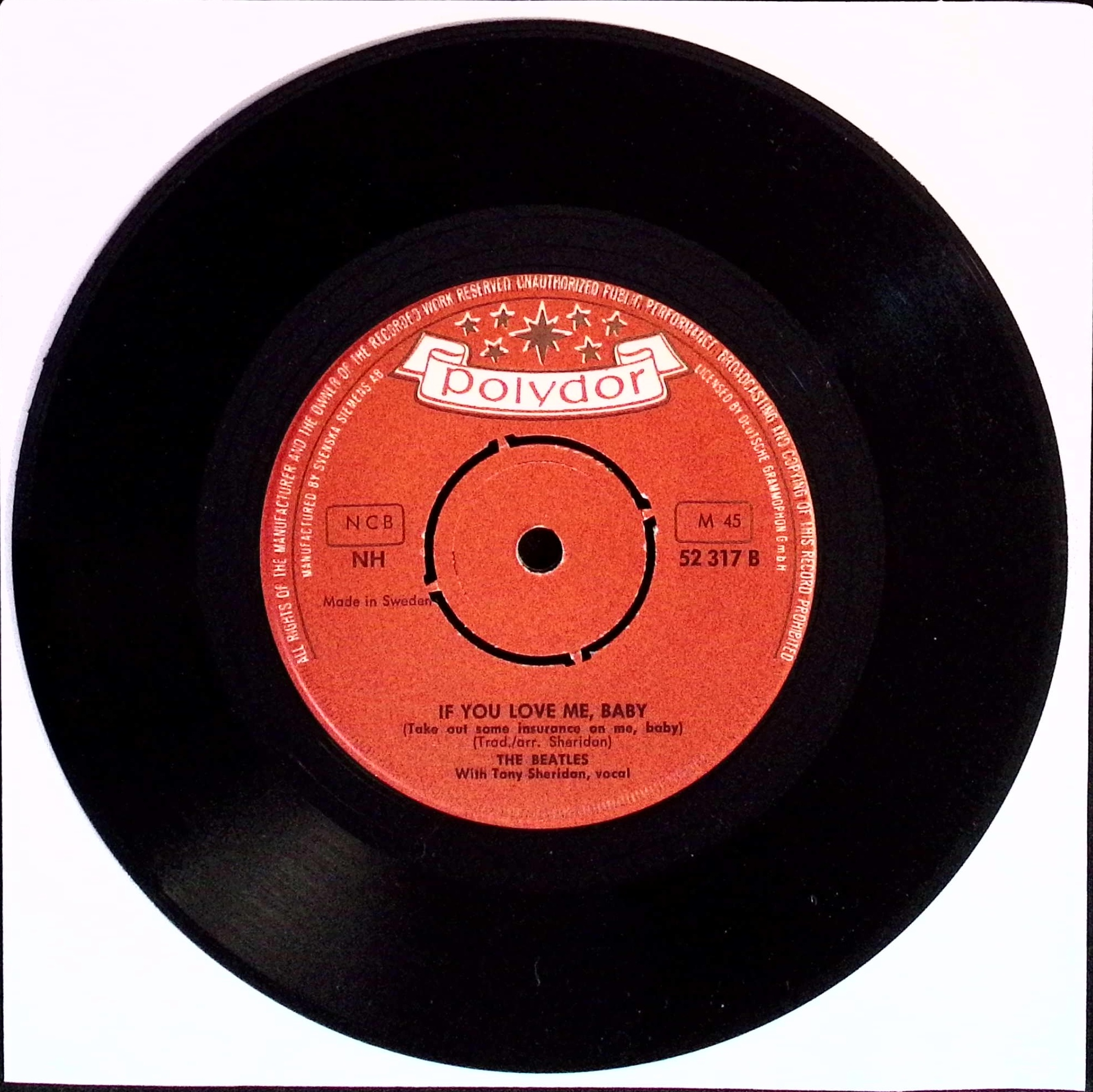 The Beatles - Ain't she sweet / If you love me baby (Sweden)