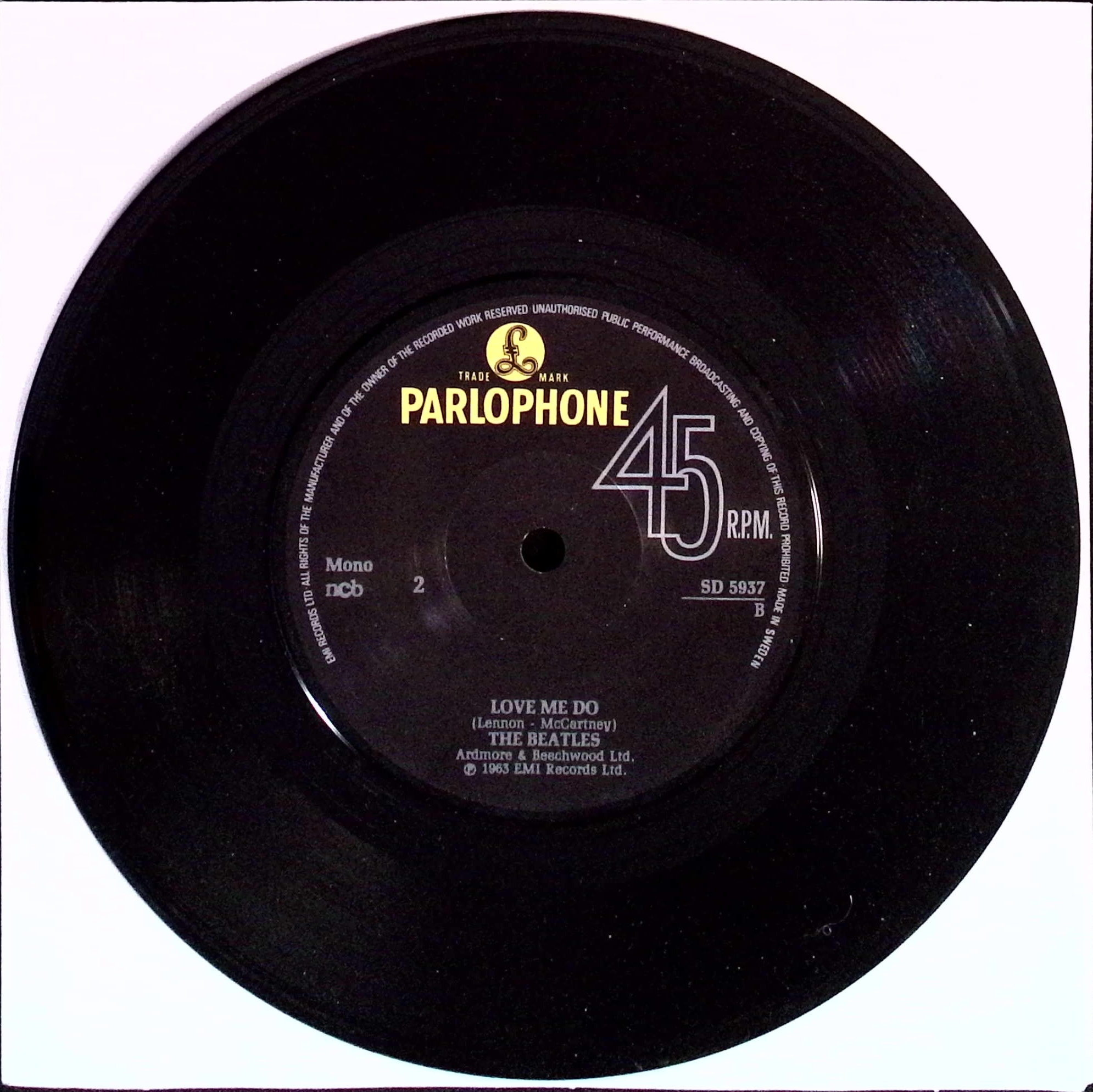 The Beatles - Please Please Me / Love me do (Sweden)