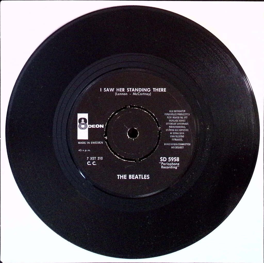 The Beatles - All My Loving / I Saw Here Standing There (Sweden)