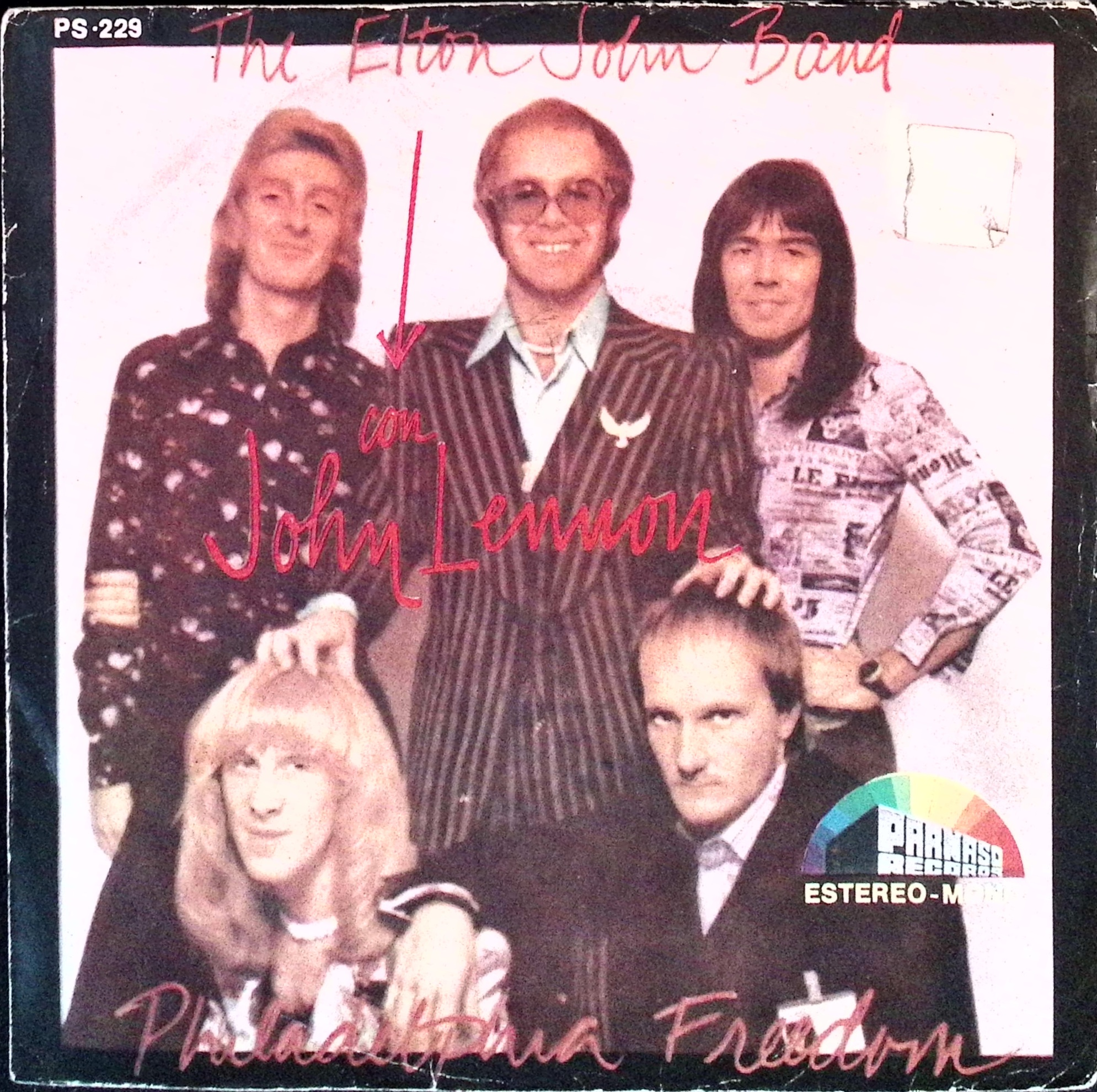 The Elton John band with John Lennon - Philadelphia Freedom / I saw Here Standing There (Argentina)