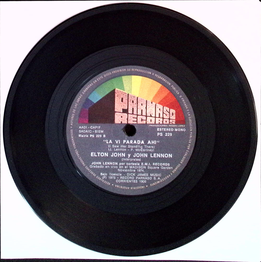The Elton John band with John Lennon - Philadelphia Freedom / I saw Here Standing There (Argentina)