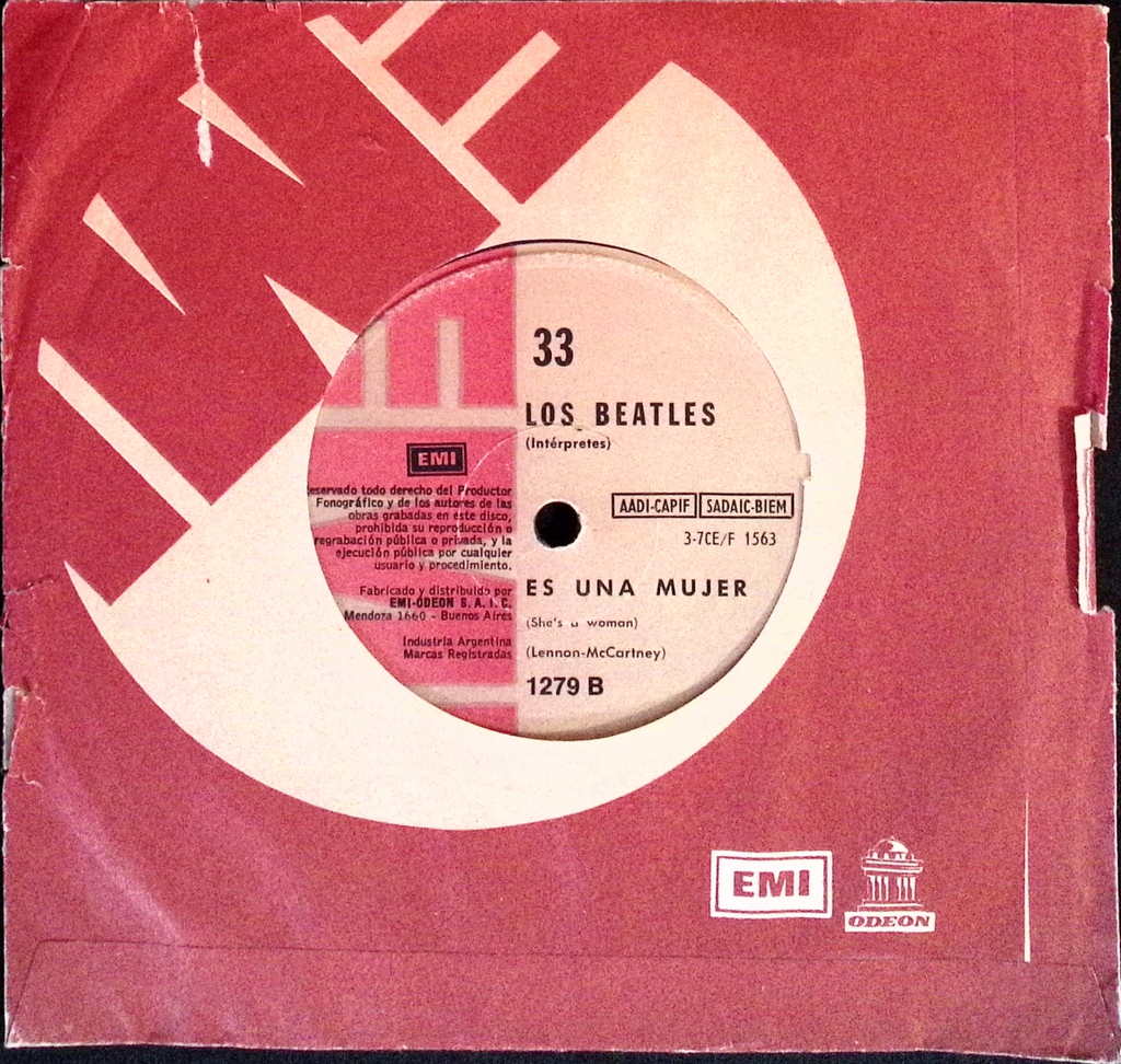 The Beatles - I Feel Fine / She's a Woman (Argentina)