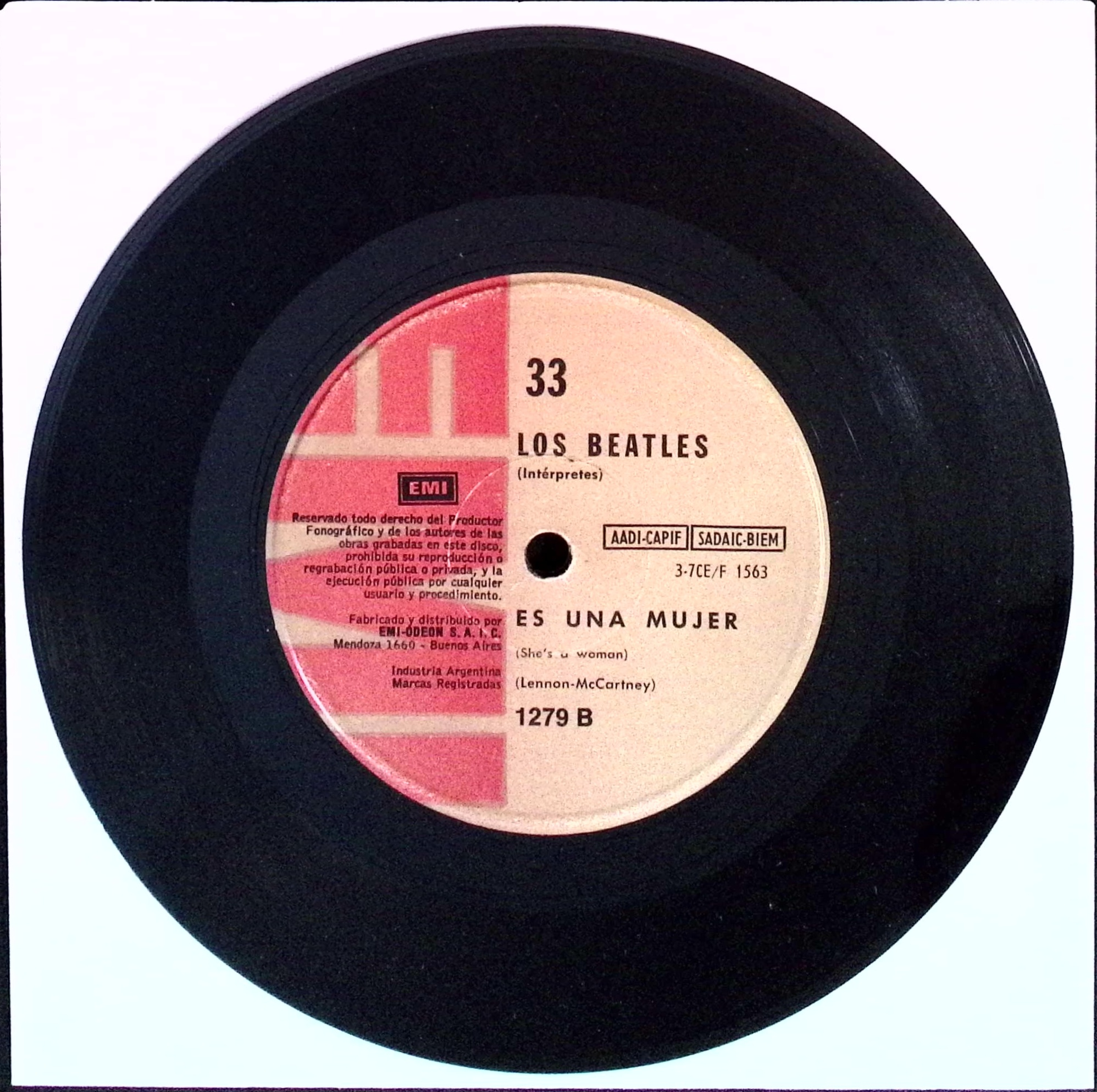 The Beatles - I Feel Fine / She's a Woman (Argentina)